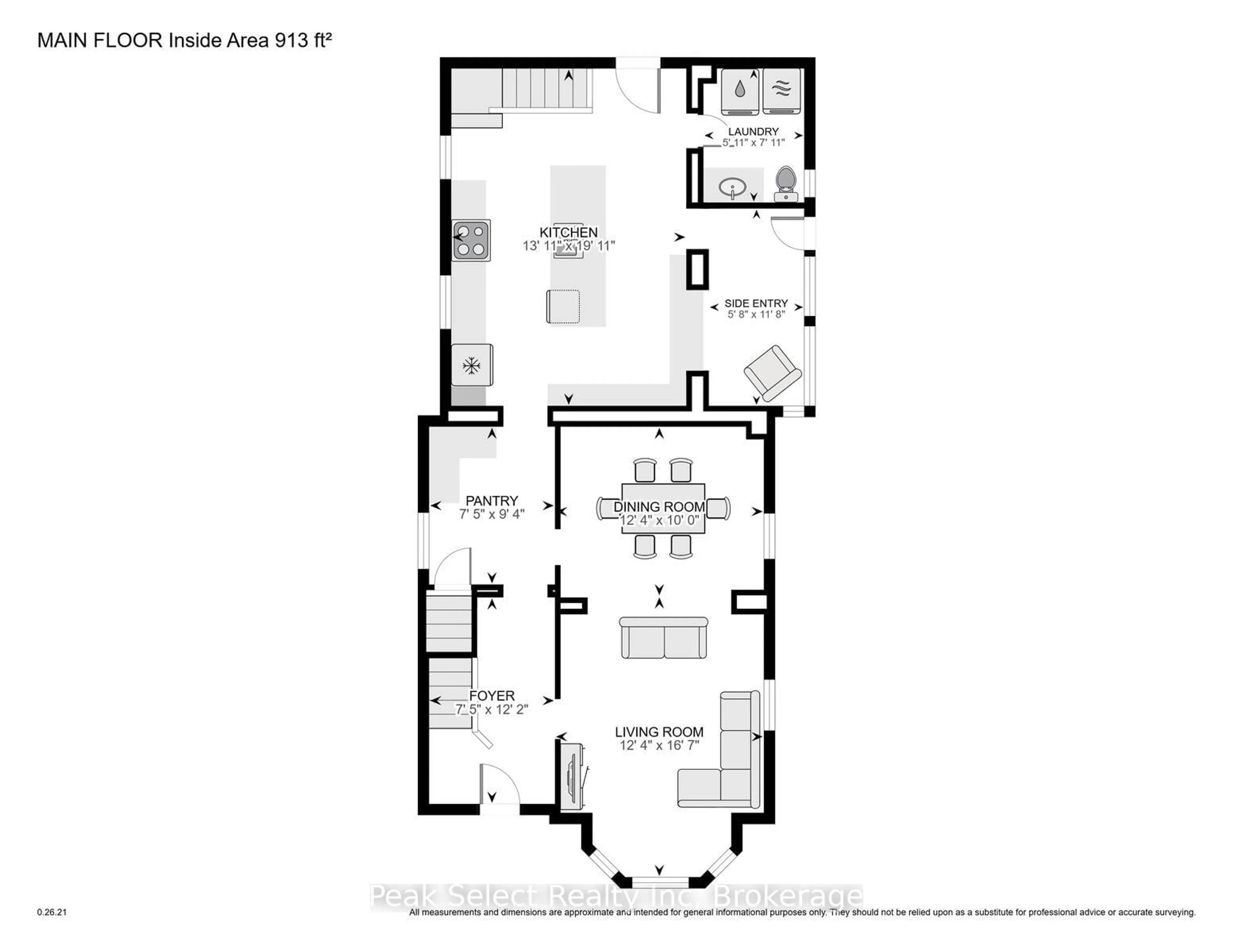 Floor plan for 382 Queen St, St. Marys Ontario N4X 1B2