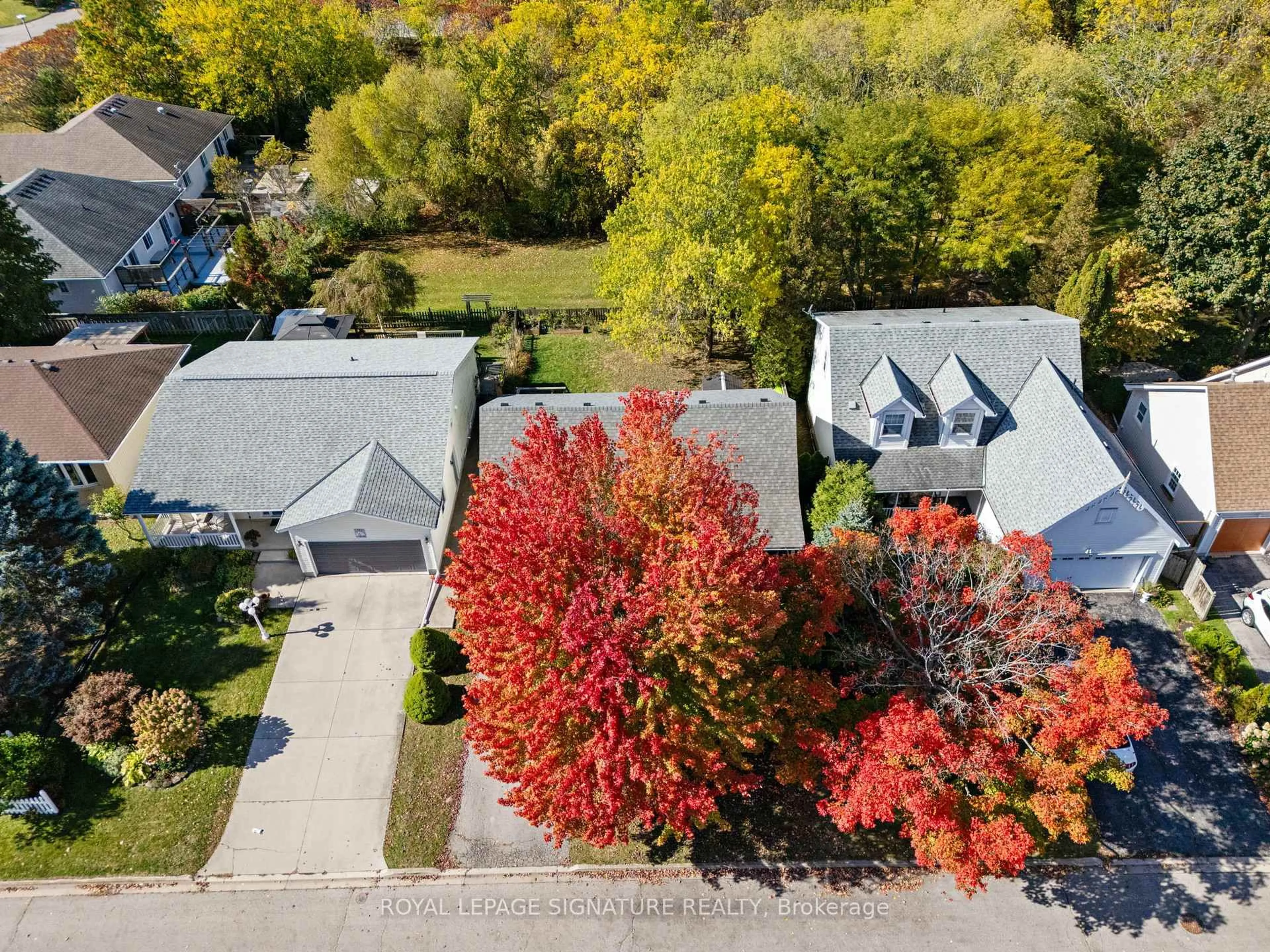 A pic from outside/outdoor area/front of a property/back of a property/a pic from drone, street for 17 Denby Rd, Norfolk Ontario N0A 1N4