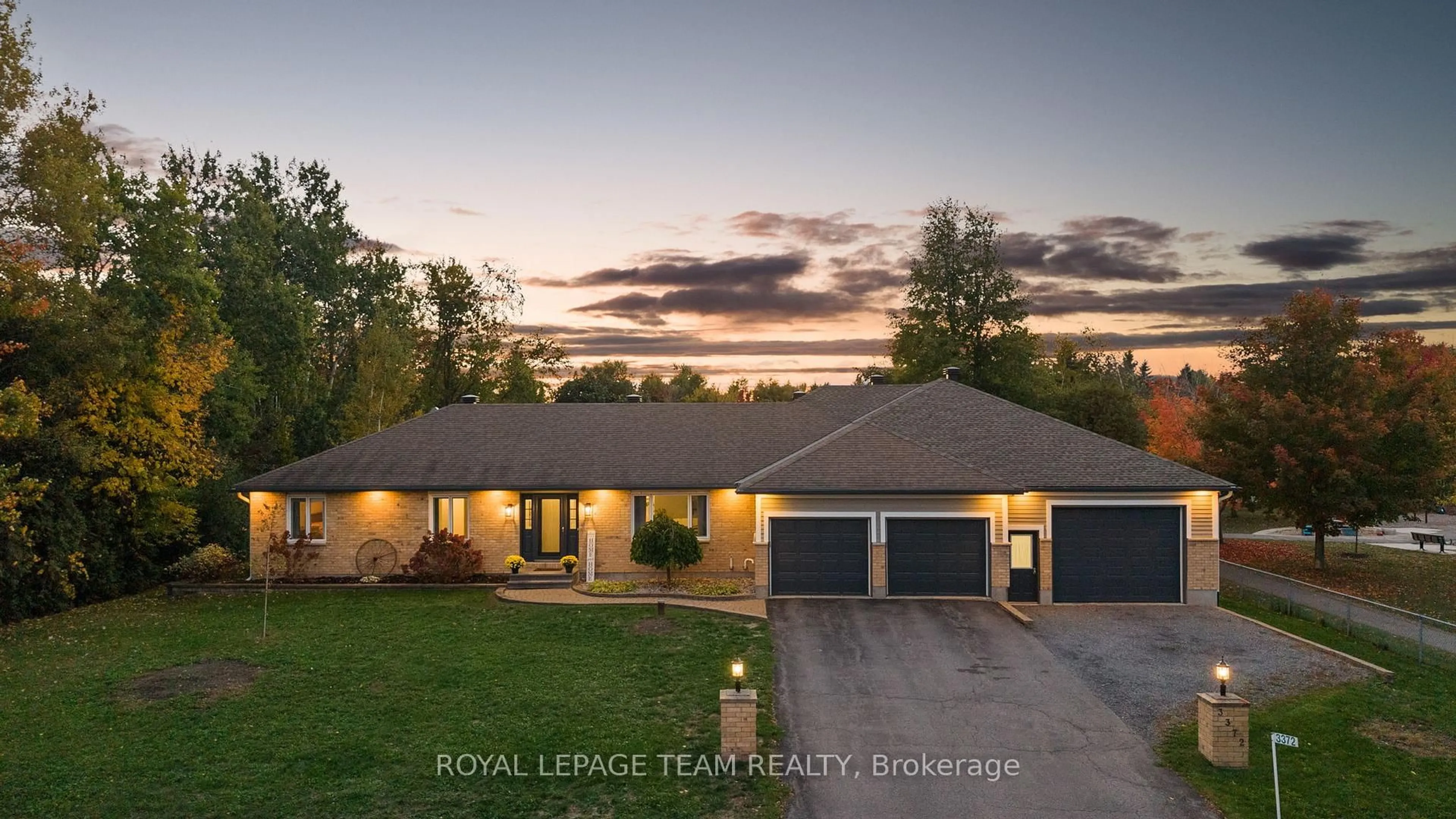 A pic from outside/outdoor area/front of a property/back of a property/a pic from drone, water/lake/river/ocean view for 3372 Bramble Lane, Osgoode Ontario K0A 2W0