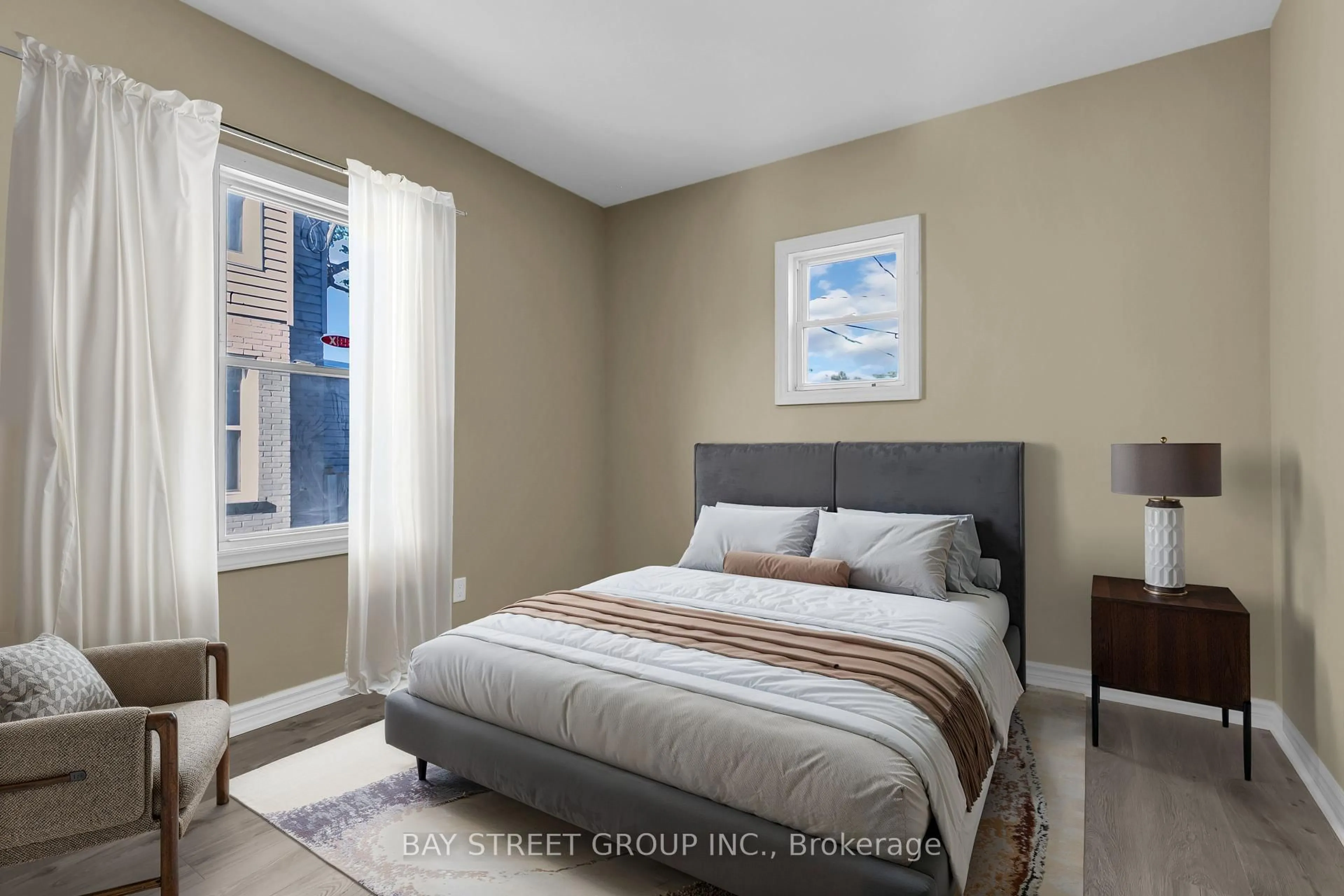 Bedroom with bed, unknown for 280-282 Campbell Ave, Windsor Ontario N9B 2H2
