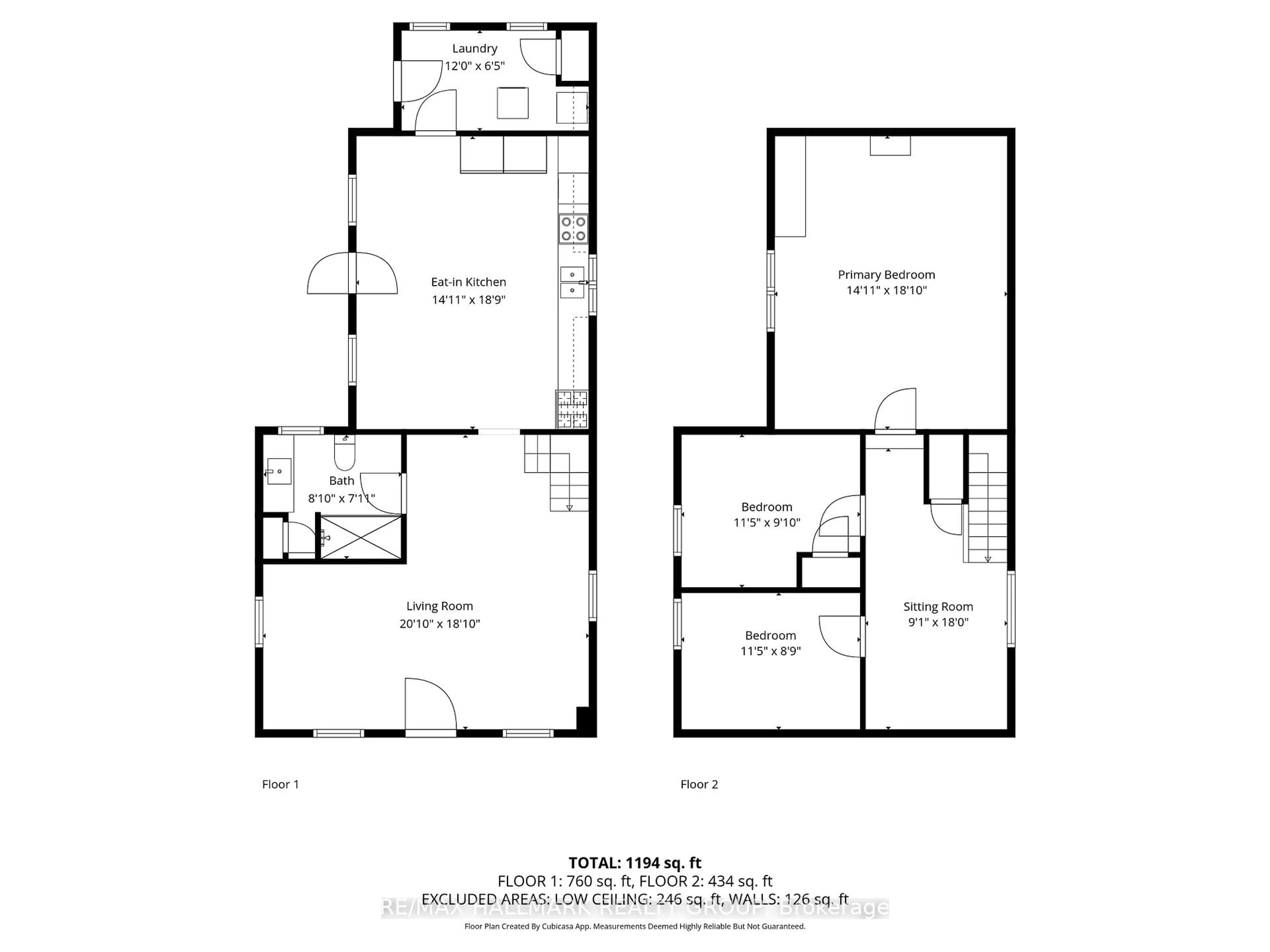 Floor plan for 1677 Ste Anne Rd, Champlain Ontario K0B 1K0