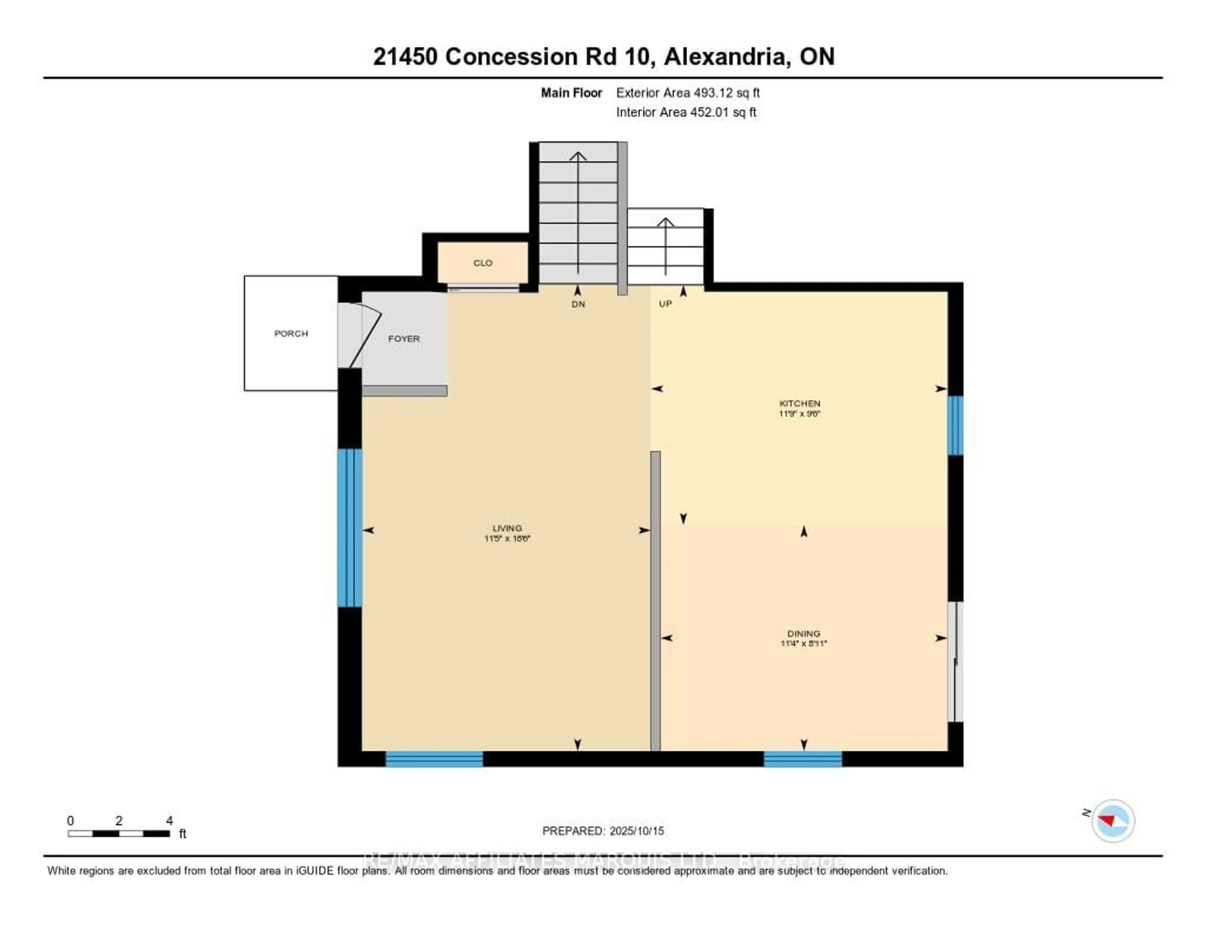 Floor plan for 21450 Concession 10 Rd, South Glengarry Ontario K0C 1A0