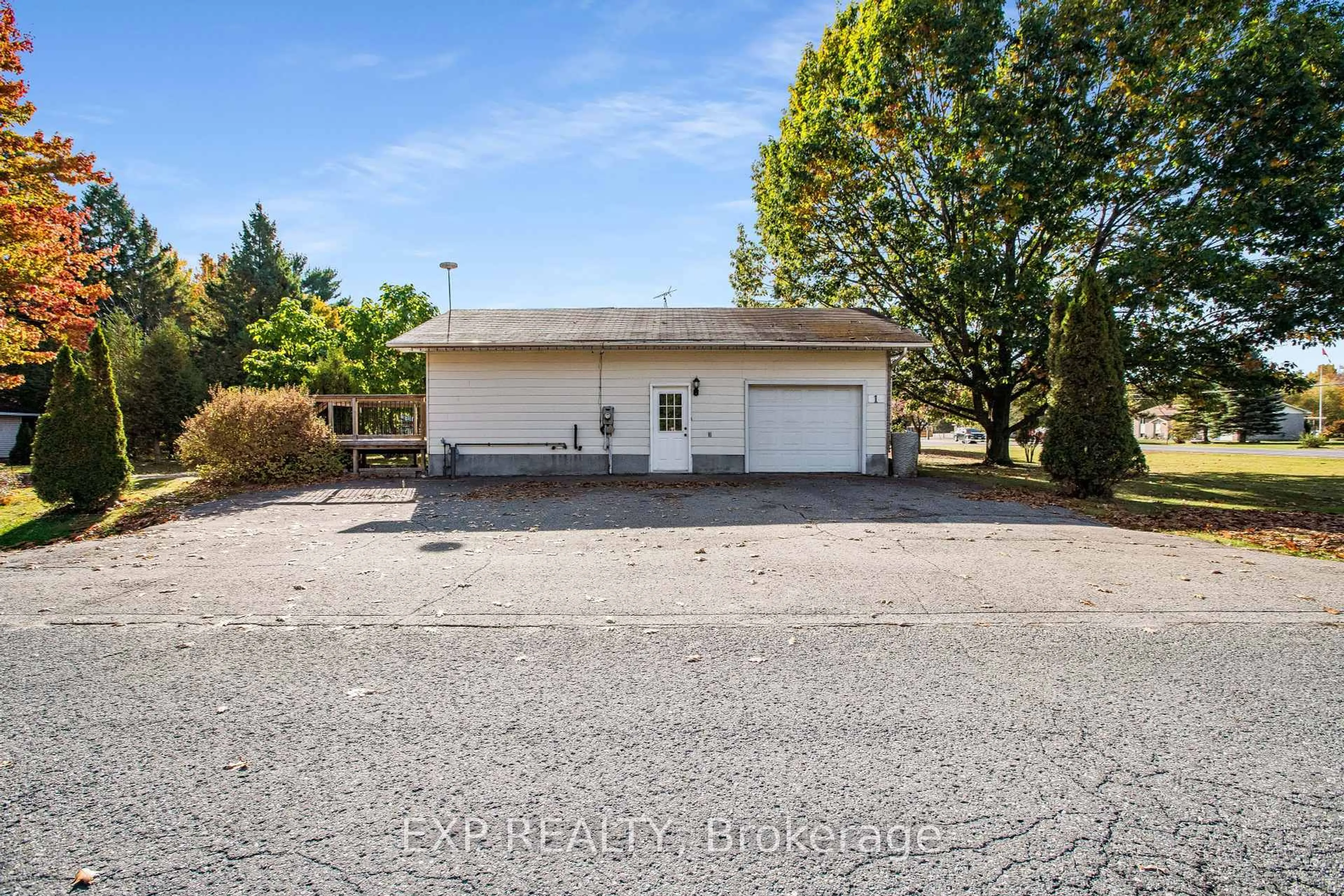 A pic from outside/outdoor area/front of a property/back of a property/a pic from drone, street for 1 Claude St, The Nation Ontario K0A 2M0