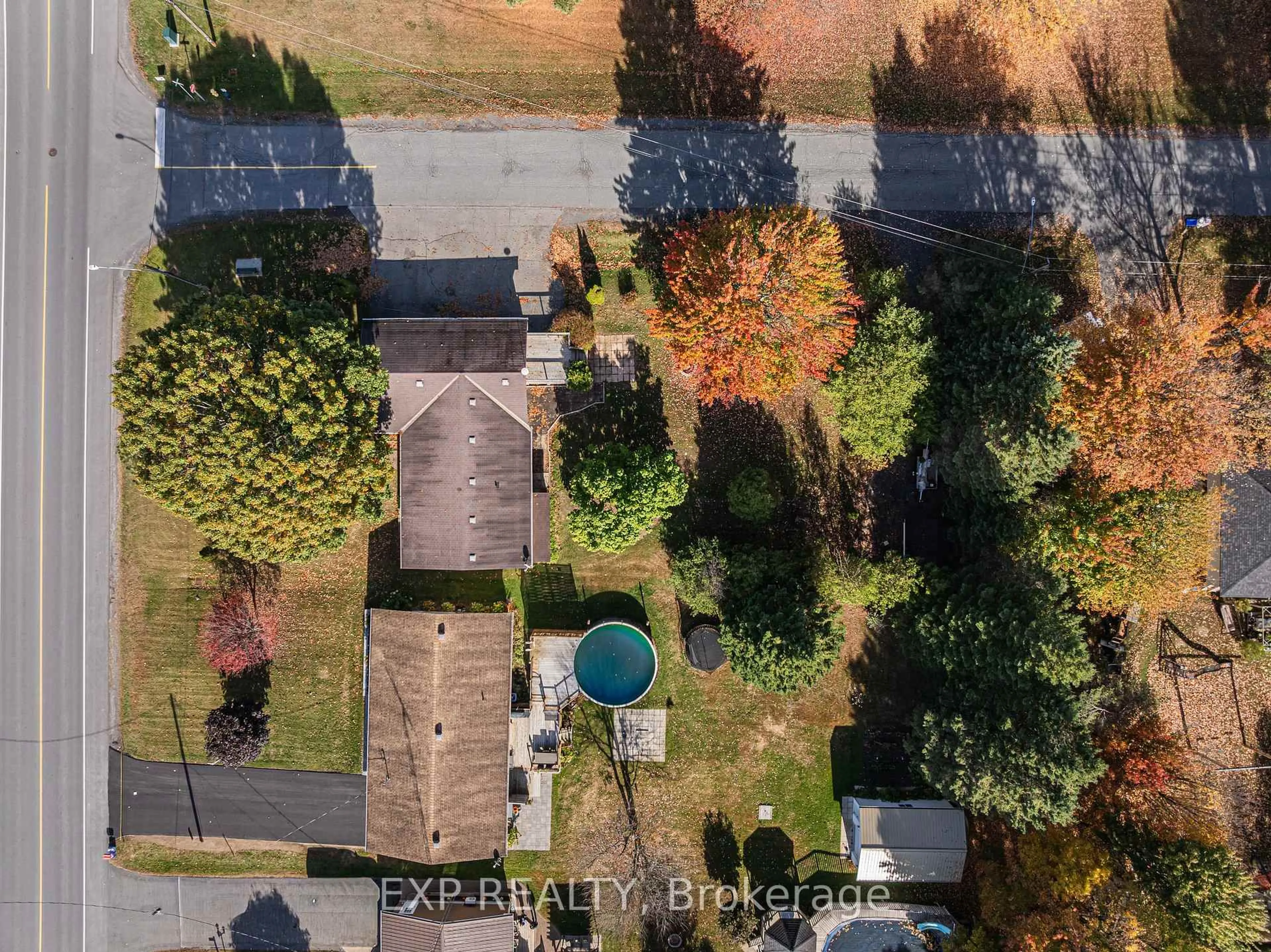 A pic from outside/outdoor area/front of a property/back of a property/a pic from drone, street for 1 Claude St, The Nation Ontario K0A 2M0
