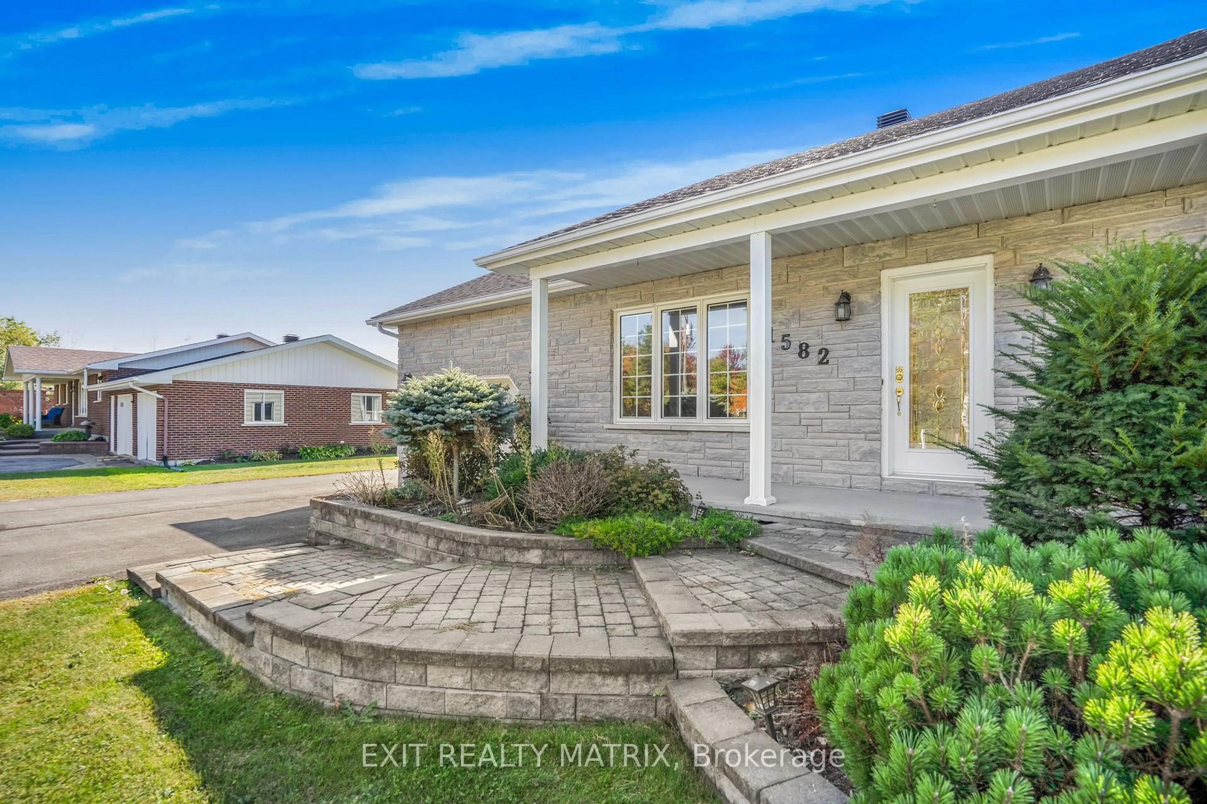 Home with brick exterior material, street for 1582 Sandy Hill Rd, Champlain Ontario K6A 2R2