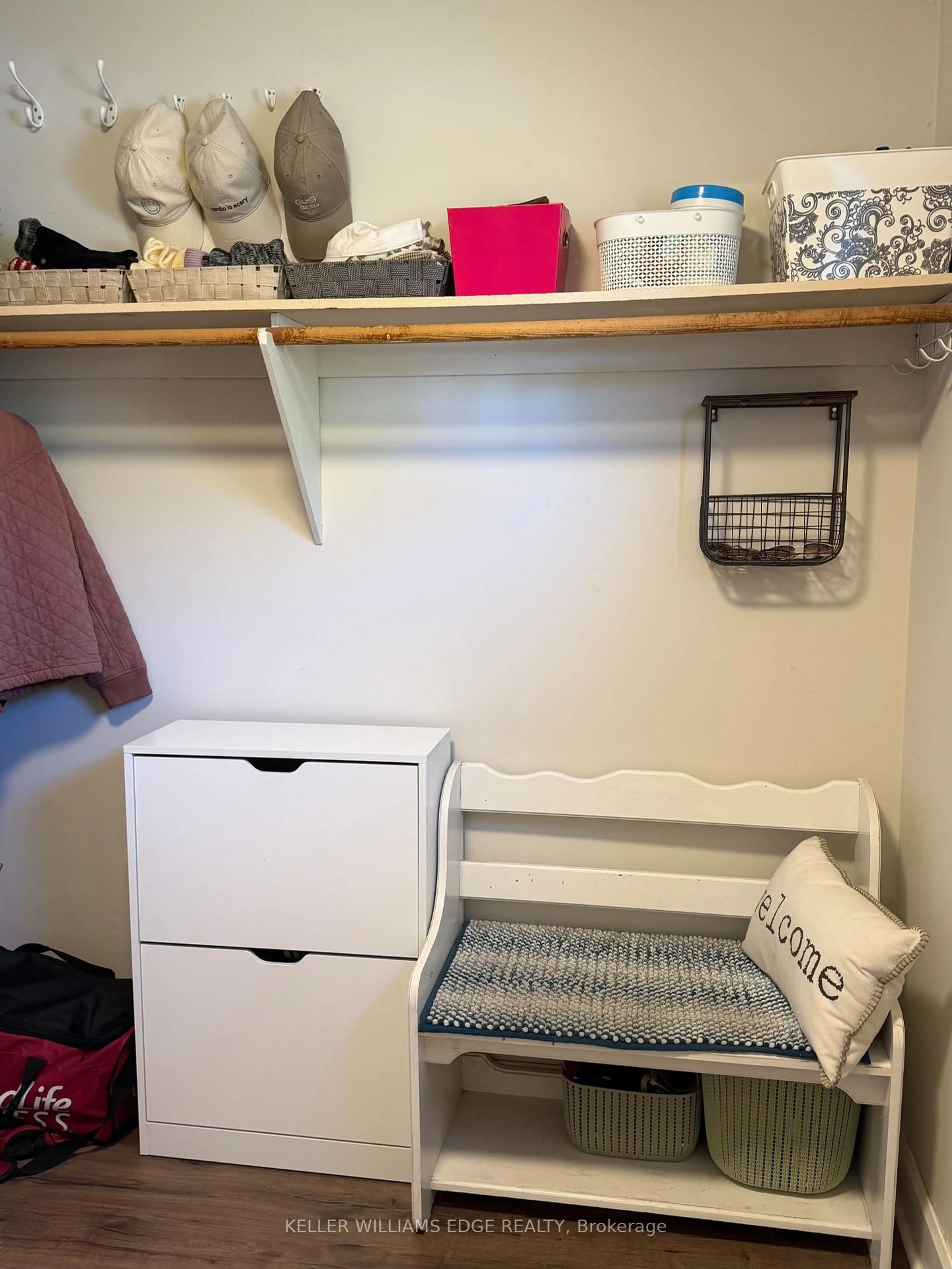 Storage room or clothes room or walk-in closet for 3 Tiffany Pl #3, Quinte West Ontario K8V 6A3