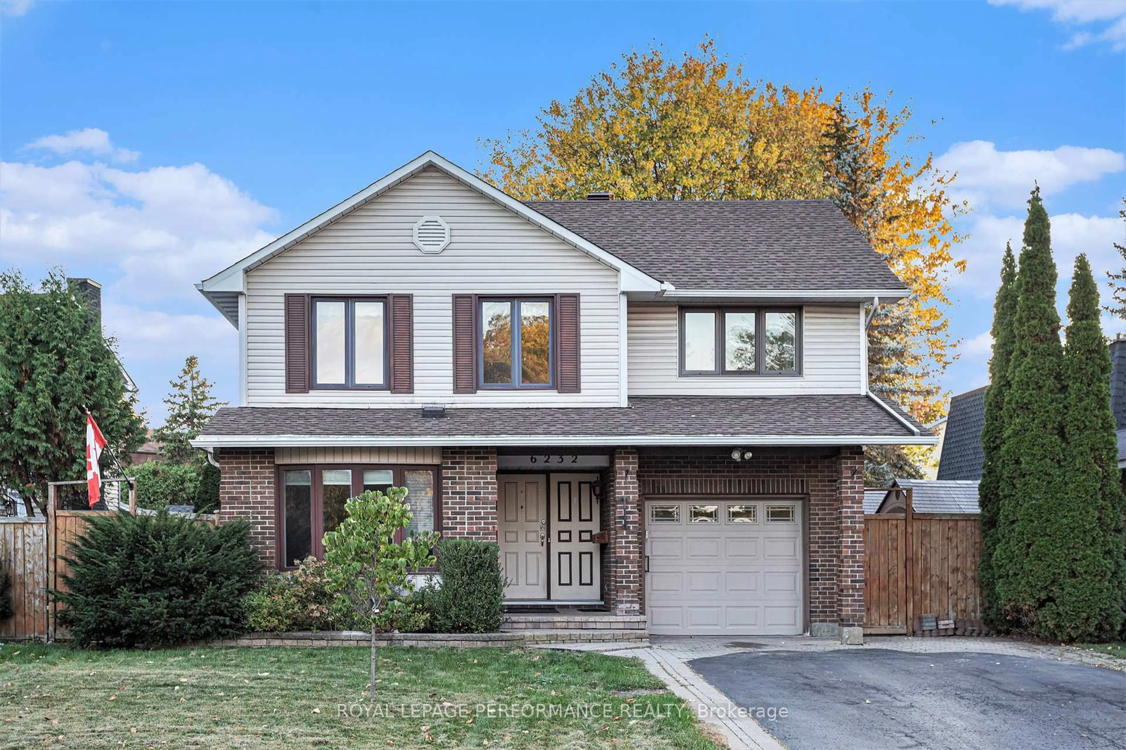 Home with brick exterior material, street for 6232 Fortune Dr, Orleans Ontario K1C 2B6