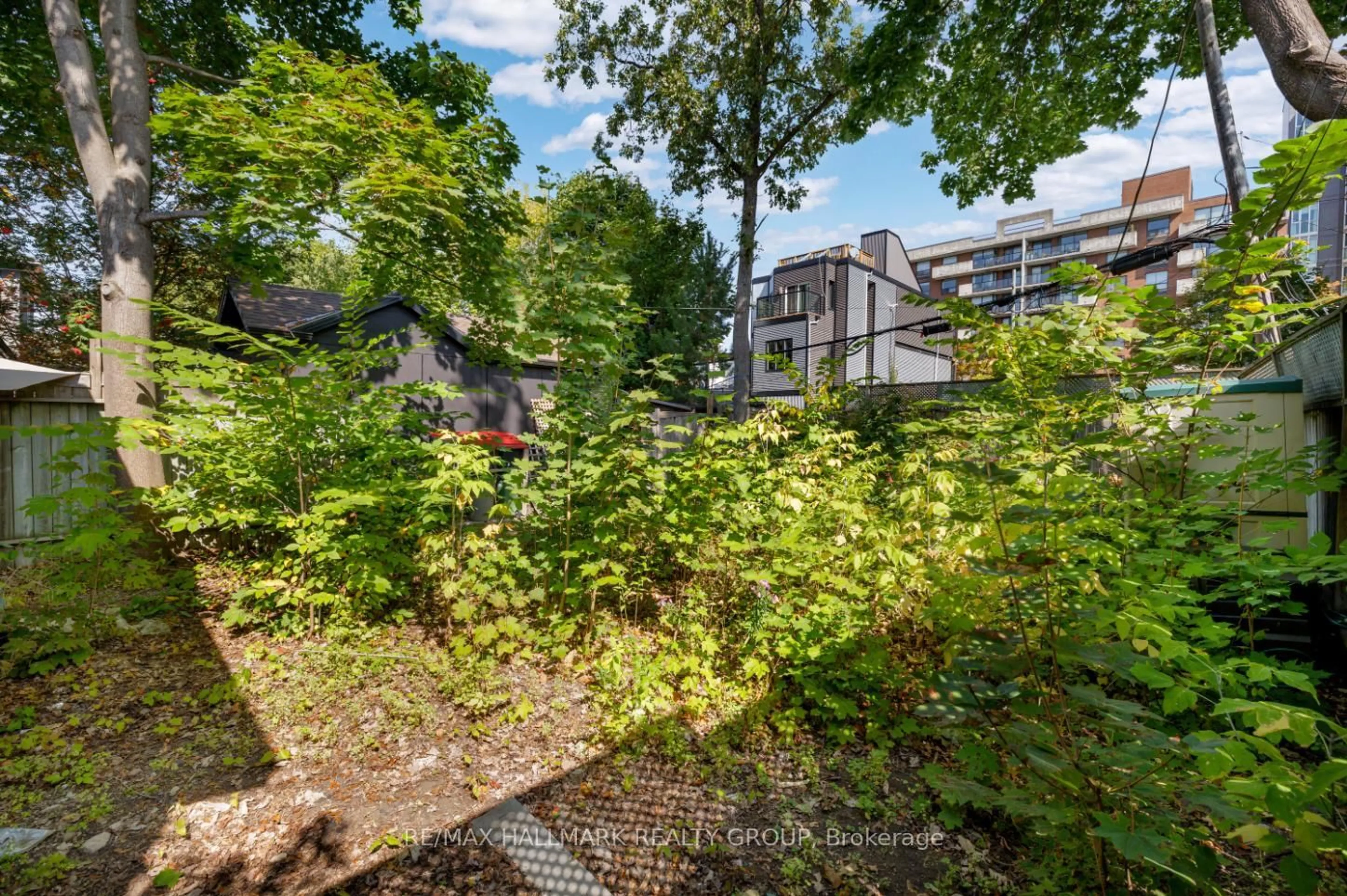 A pic from outside/outdoor area/front of a property/back of a property/a pic from drone, forest/trees view for 153 Huron Ave, Ottawa Ontario K1Y 0W3