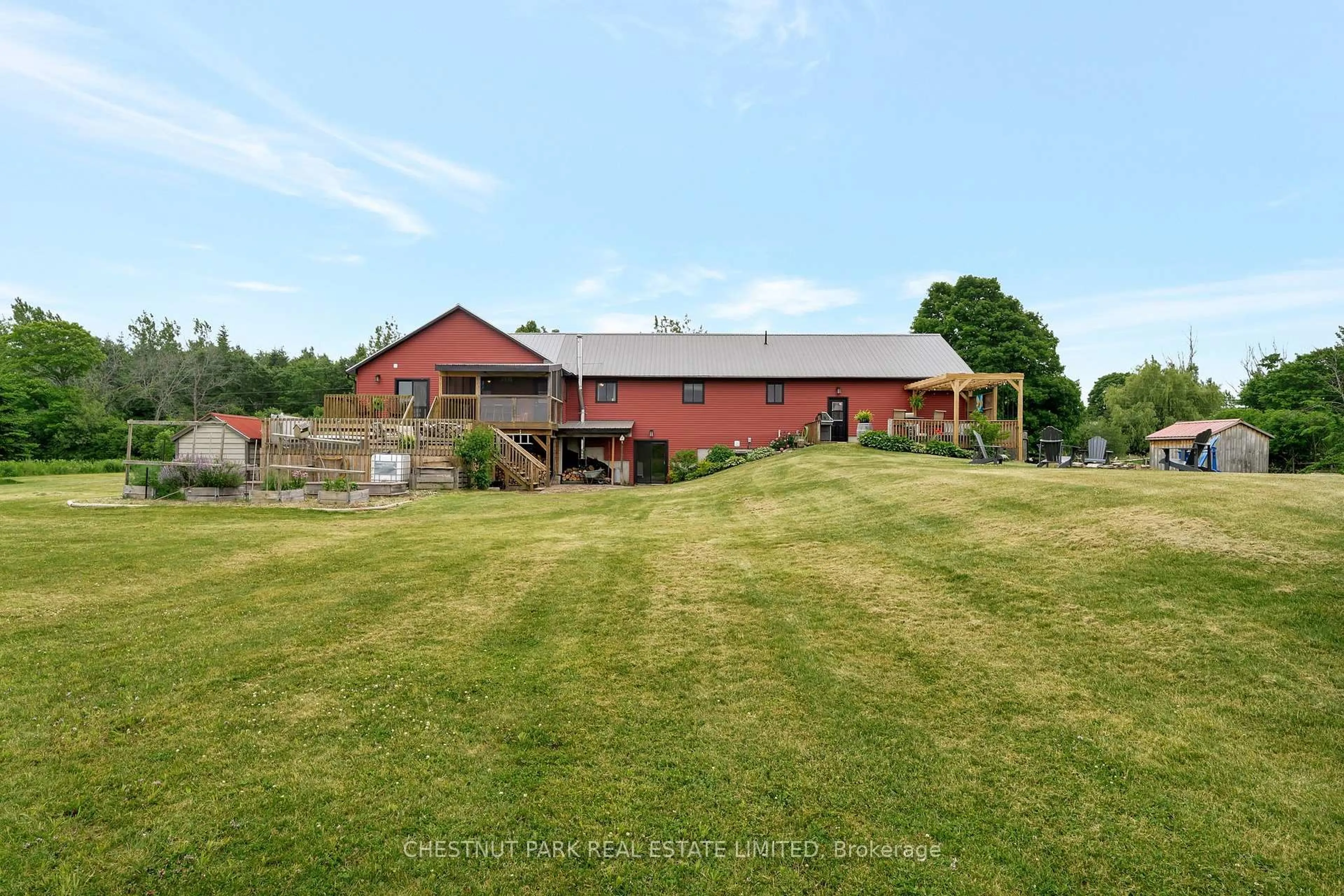 A pic from outside/outdoor area/front of a property/back of a property/a pic from drone, unknown for 767 Melville Rd, Prince Edward County Ontario K0K 1T0