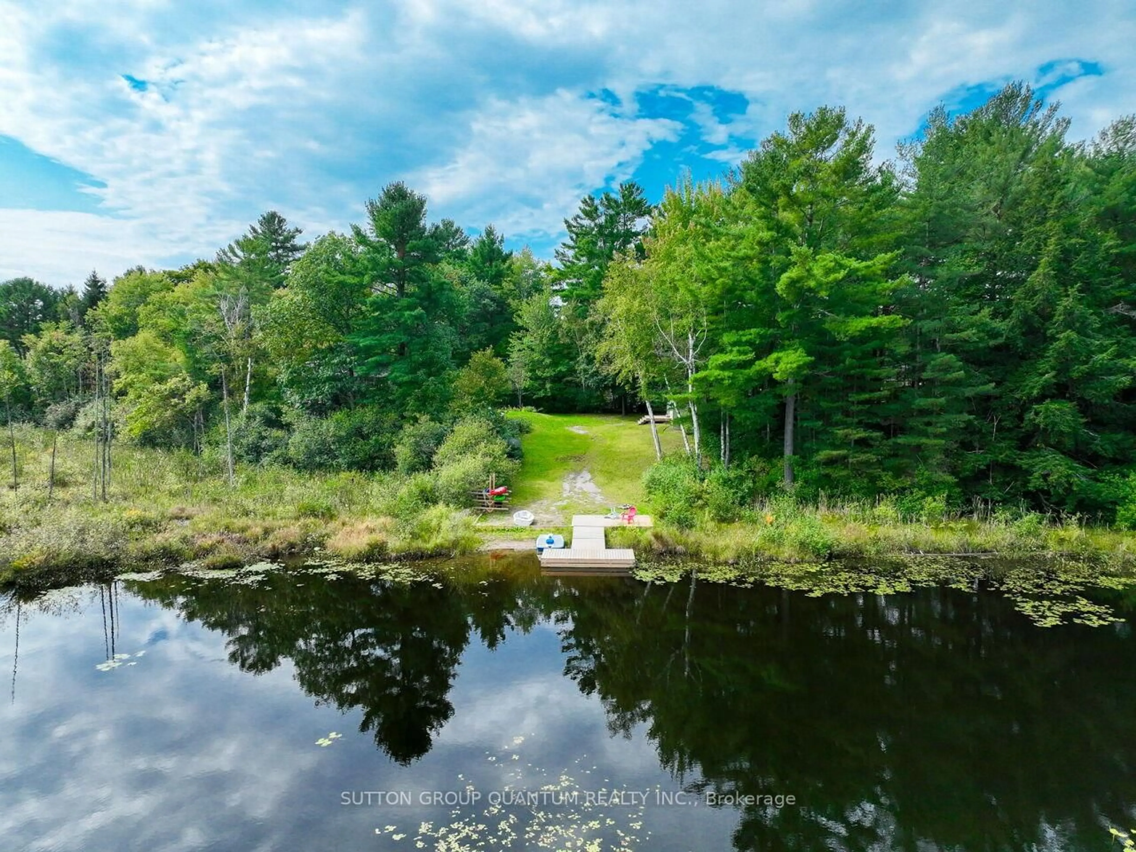 A pic from outside/outdoor area/front of a property/back of a property/a pic from drone, water/lake/river/ocean view for 1006 YOUNGS Rd #8, Muskoka Lakes Ontario P0B 1J0