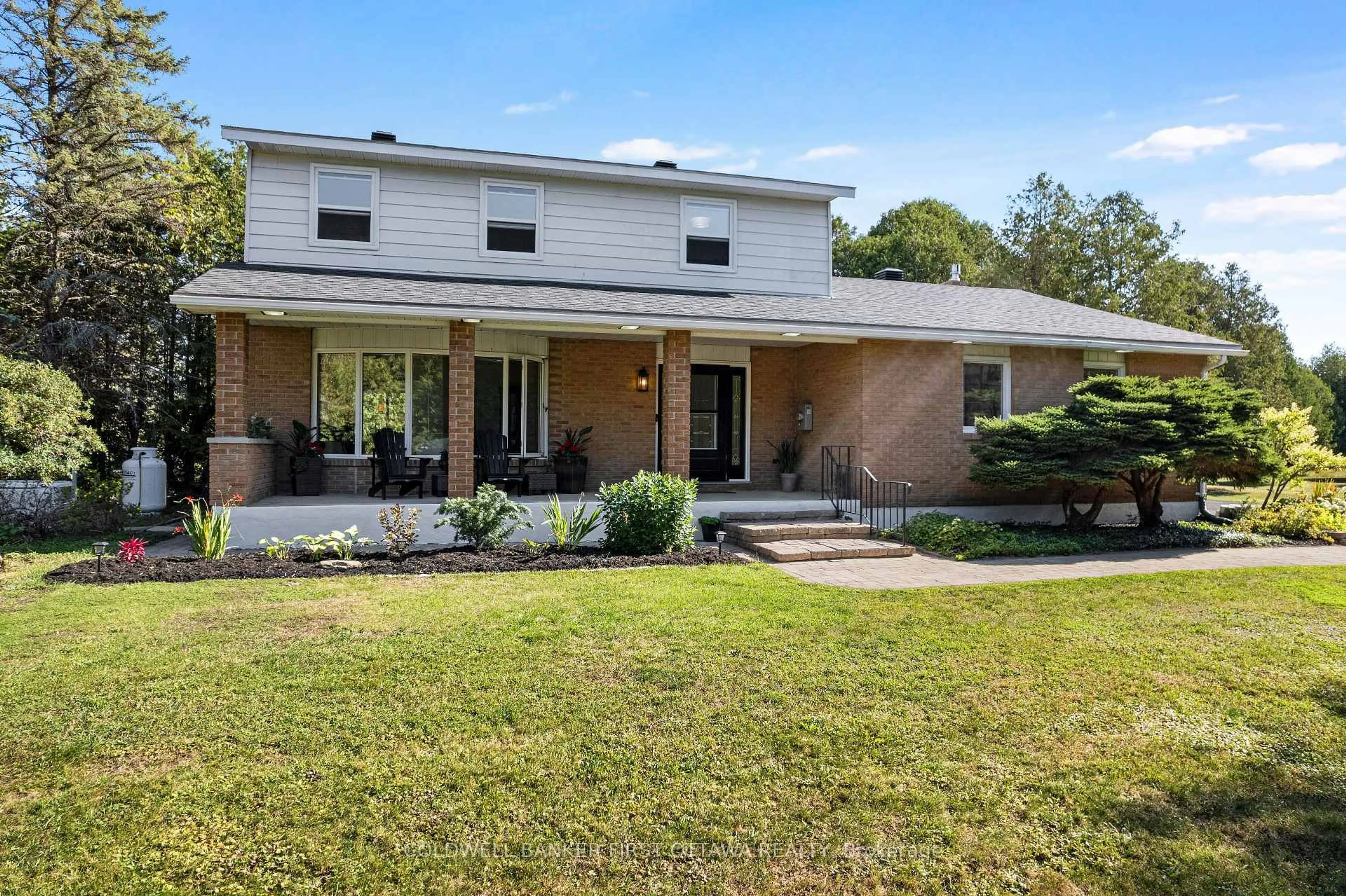 Home with brick exterior material, street for 1390 Corkery Rd, Carp Ontario K0A 1L0