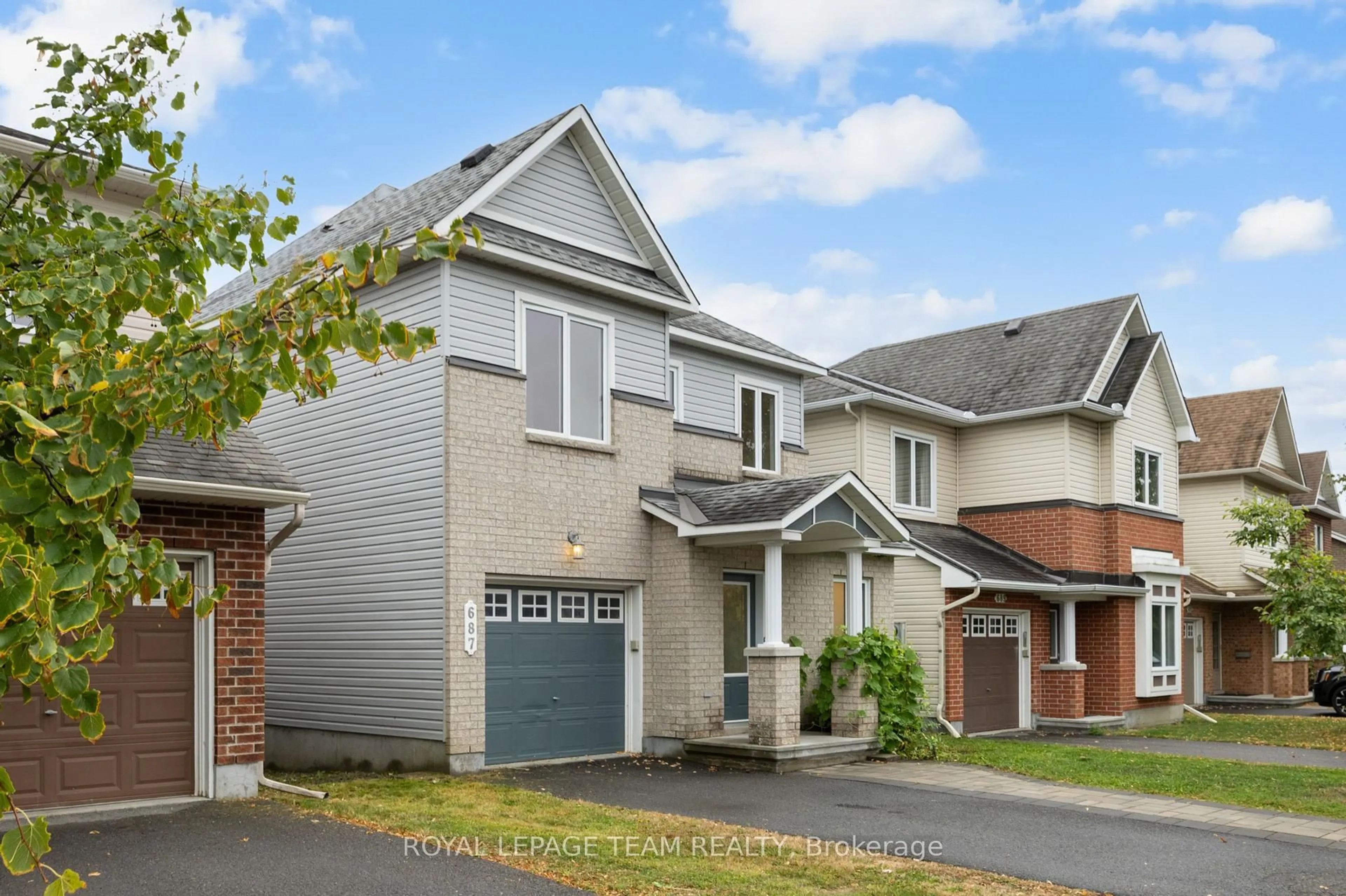 Home with brick exterior material, street for 687 Paul Metivier Dr, Ottawa Ontario K2J 2T4