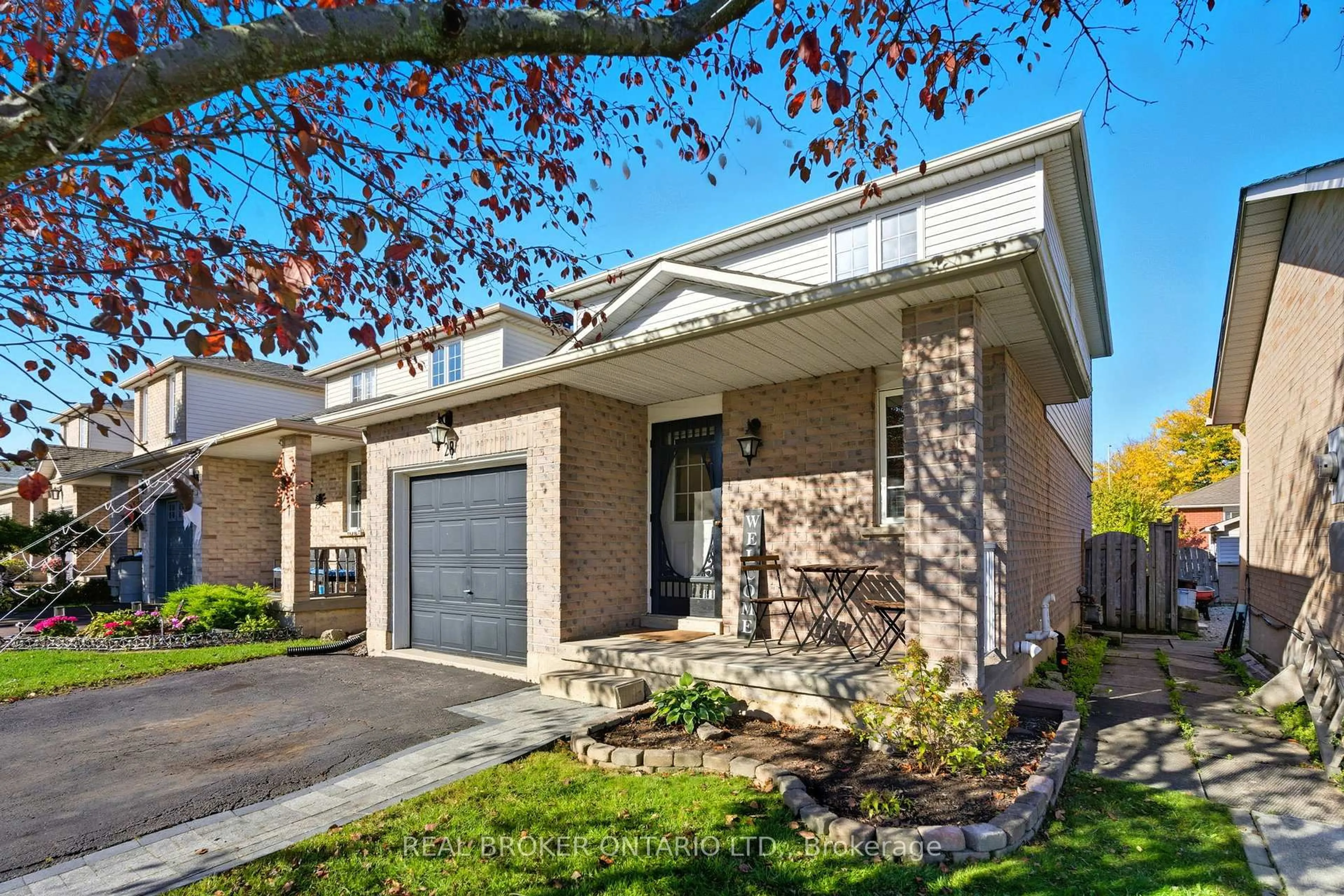 Home with brick exterior material, street for 28 Brookheath Lane, Hamilton Ontario L0R 1W0