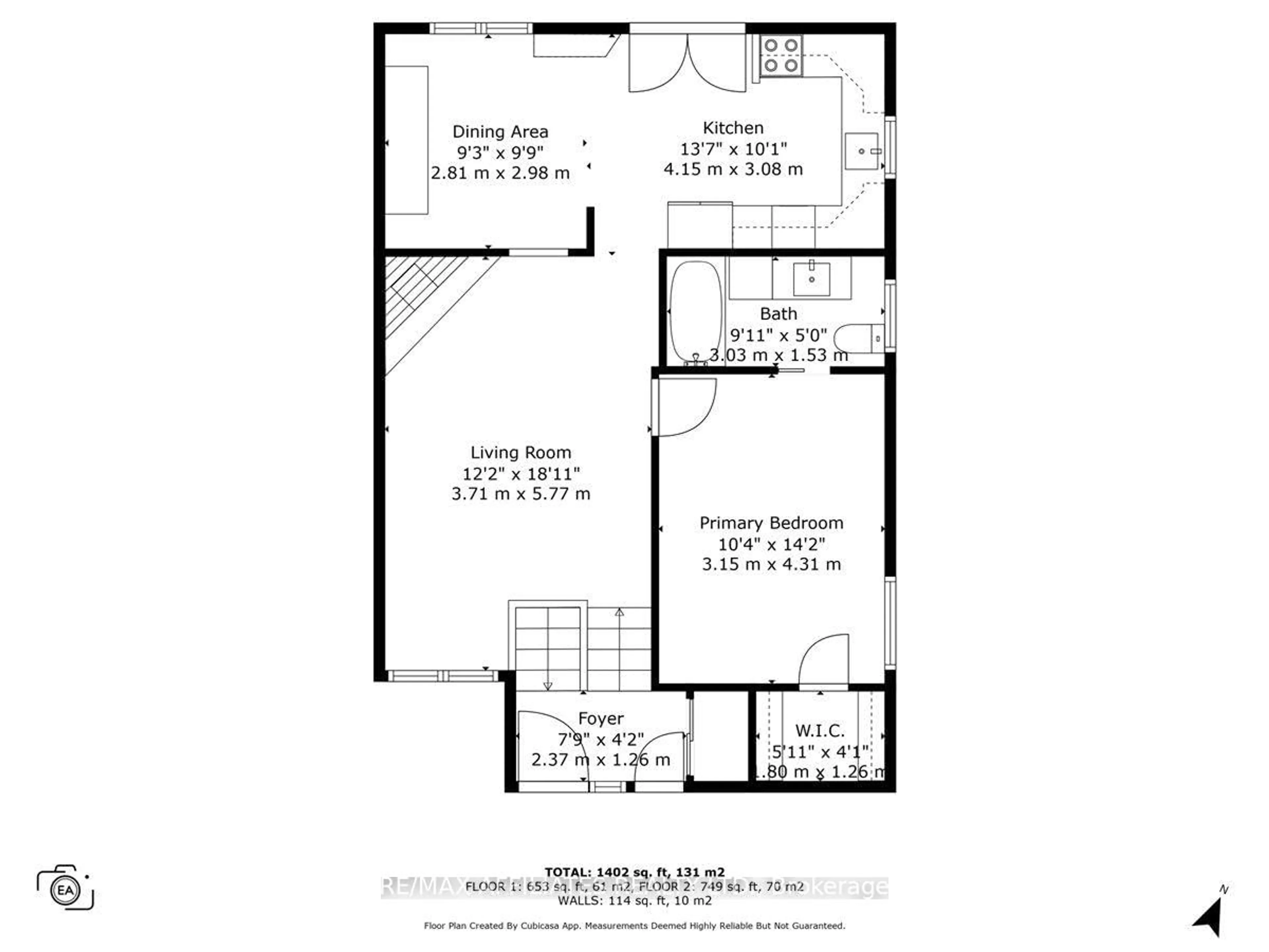 Floor plan for 1694 Toulouse Cres, Ottawa Ontario K1C 6K3