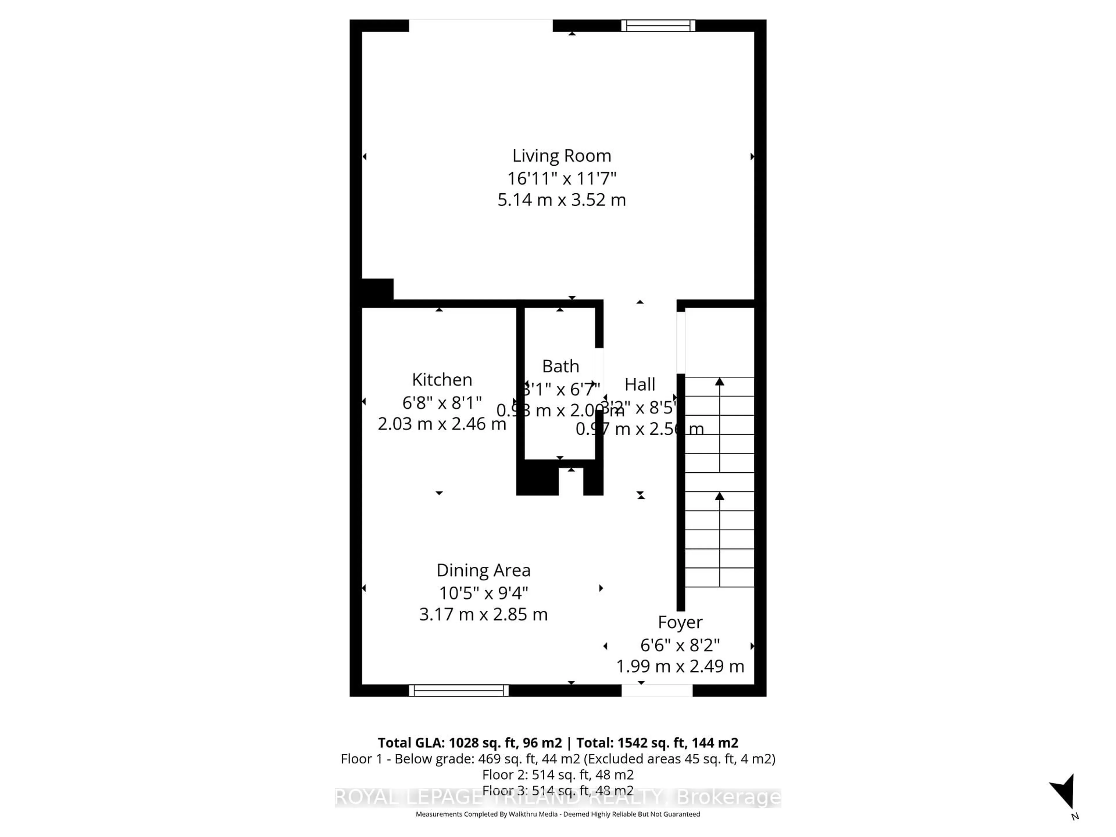 Floor plan for 411 Wilkins St, London South Ontario N6C 5B5