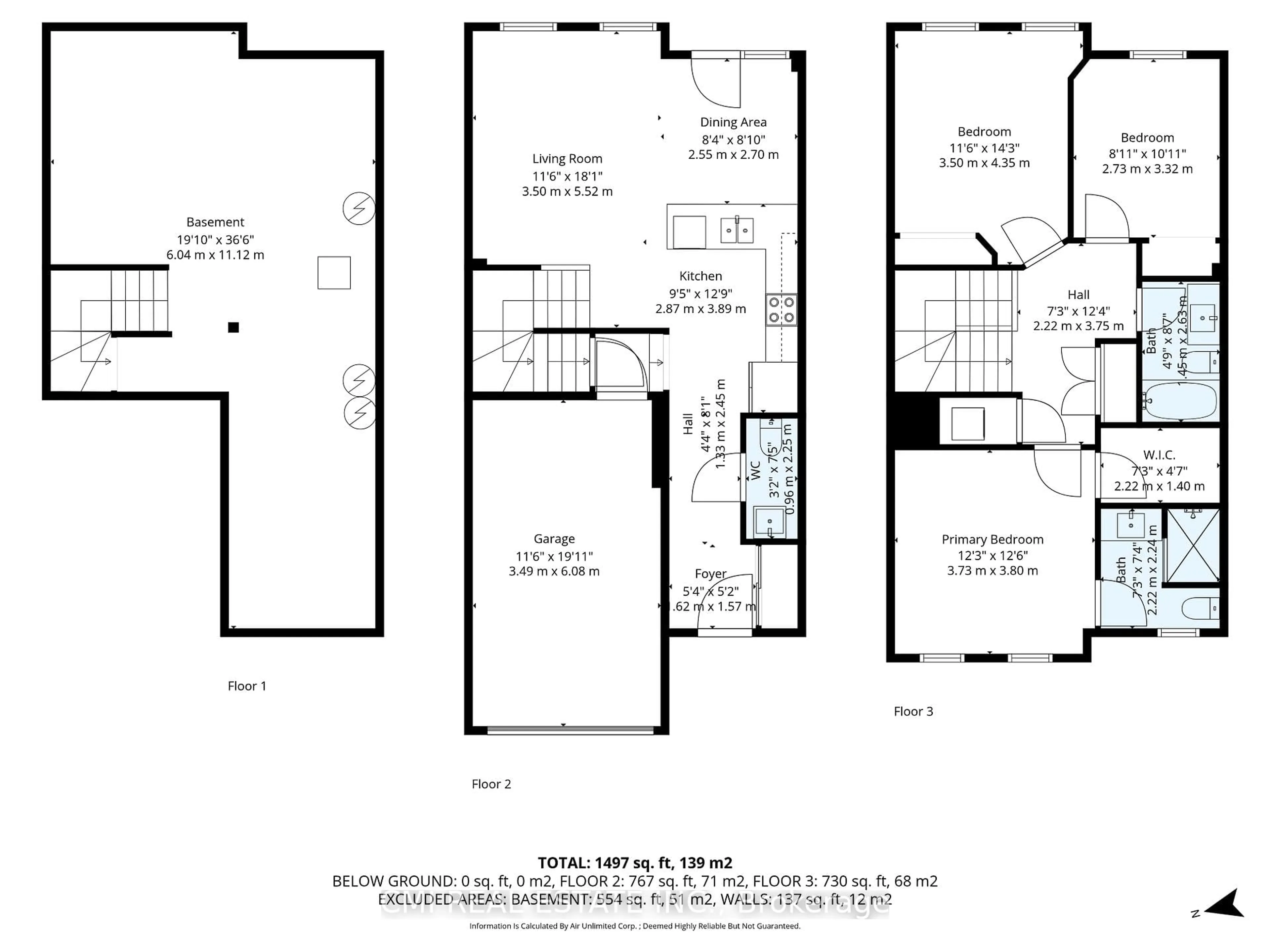 Floor plan for 62 Sherway St, Hamilton Ontario L8J 0J3