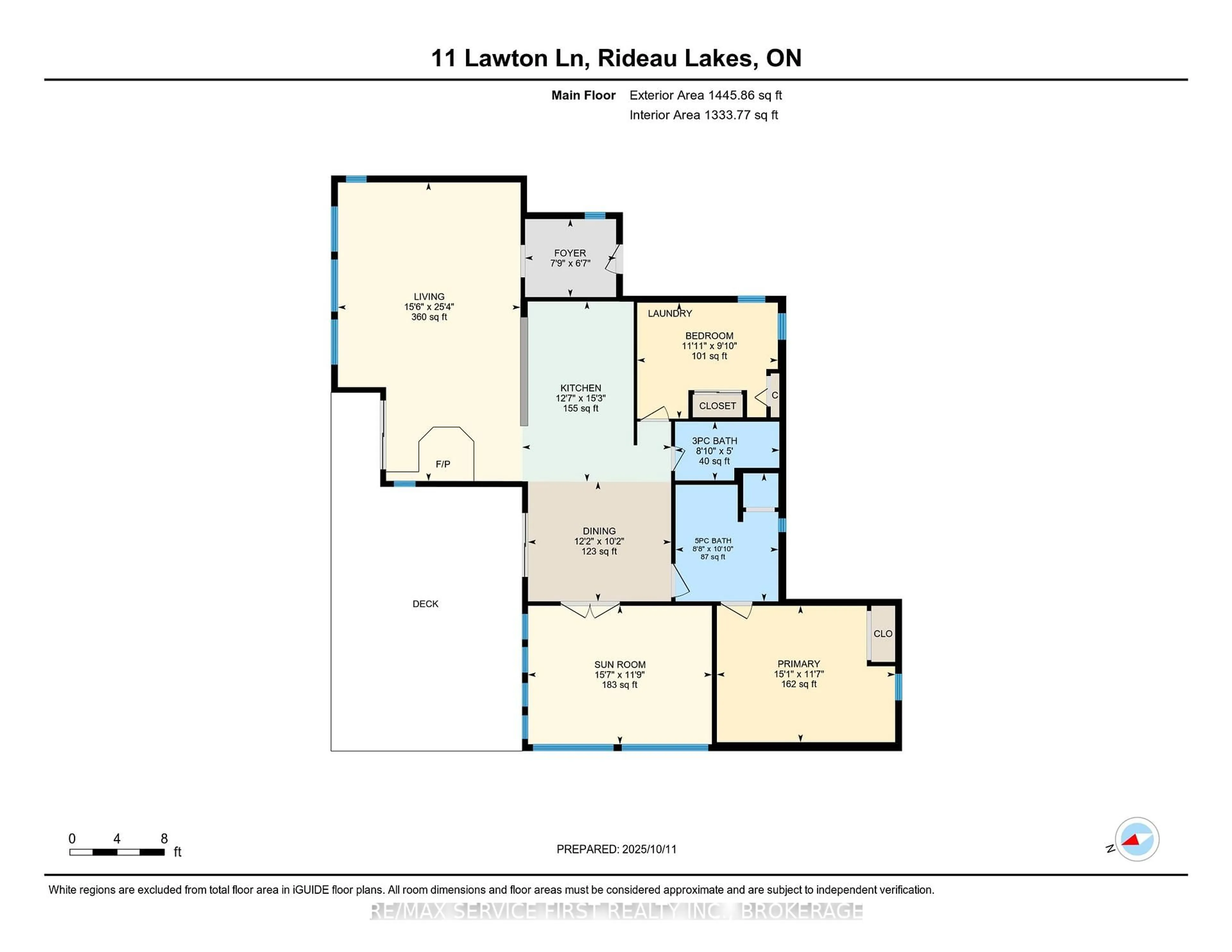 Floor plan for 11 Lawton Lane, Rideau Lakes Ontario K0G 1E0