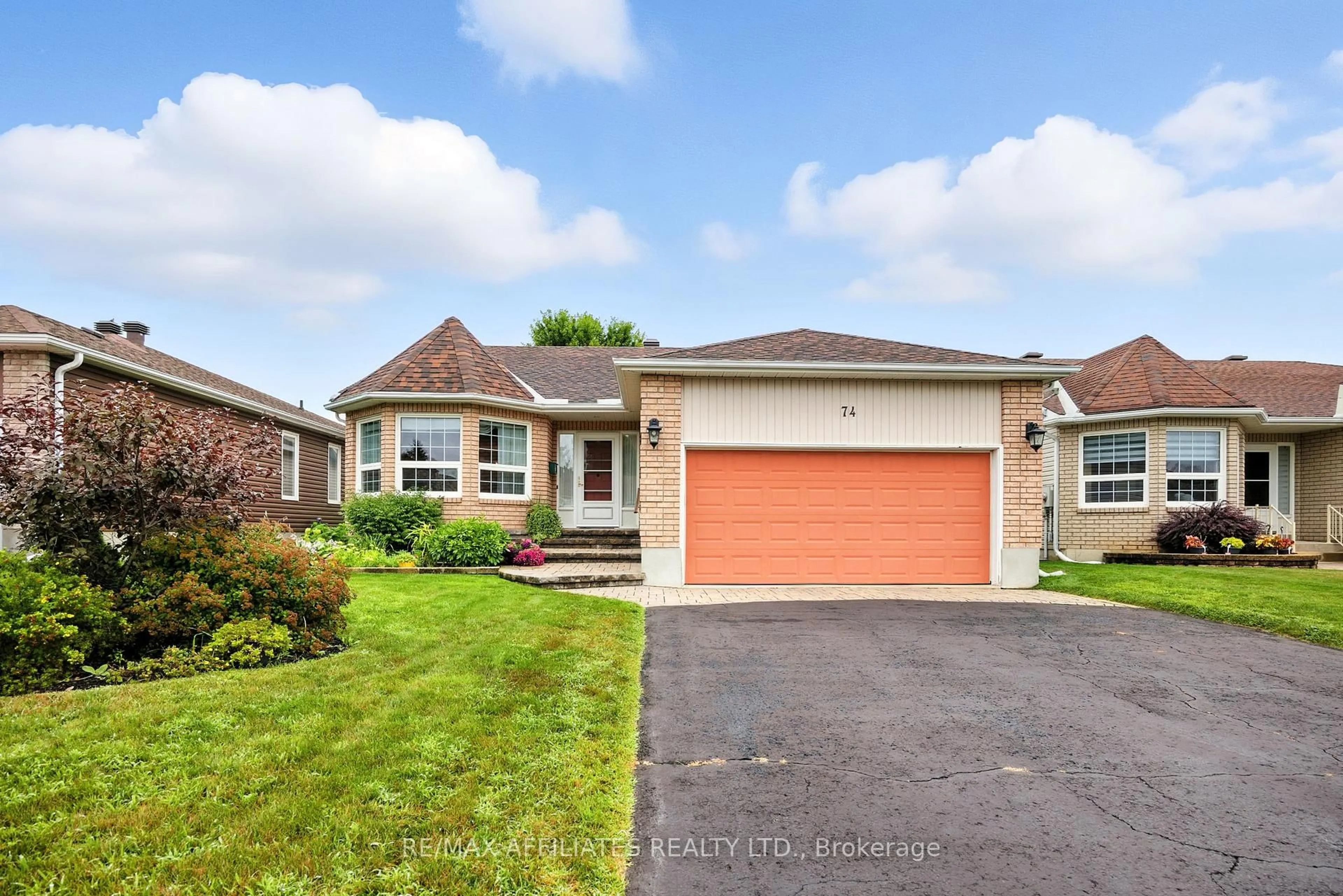 Home with brick exterior material, street for 74 Decaria Blvd, Perth Ontario K7H 3R3