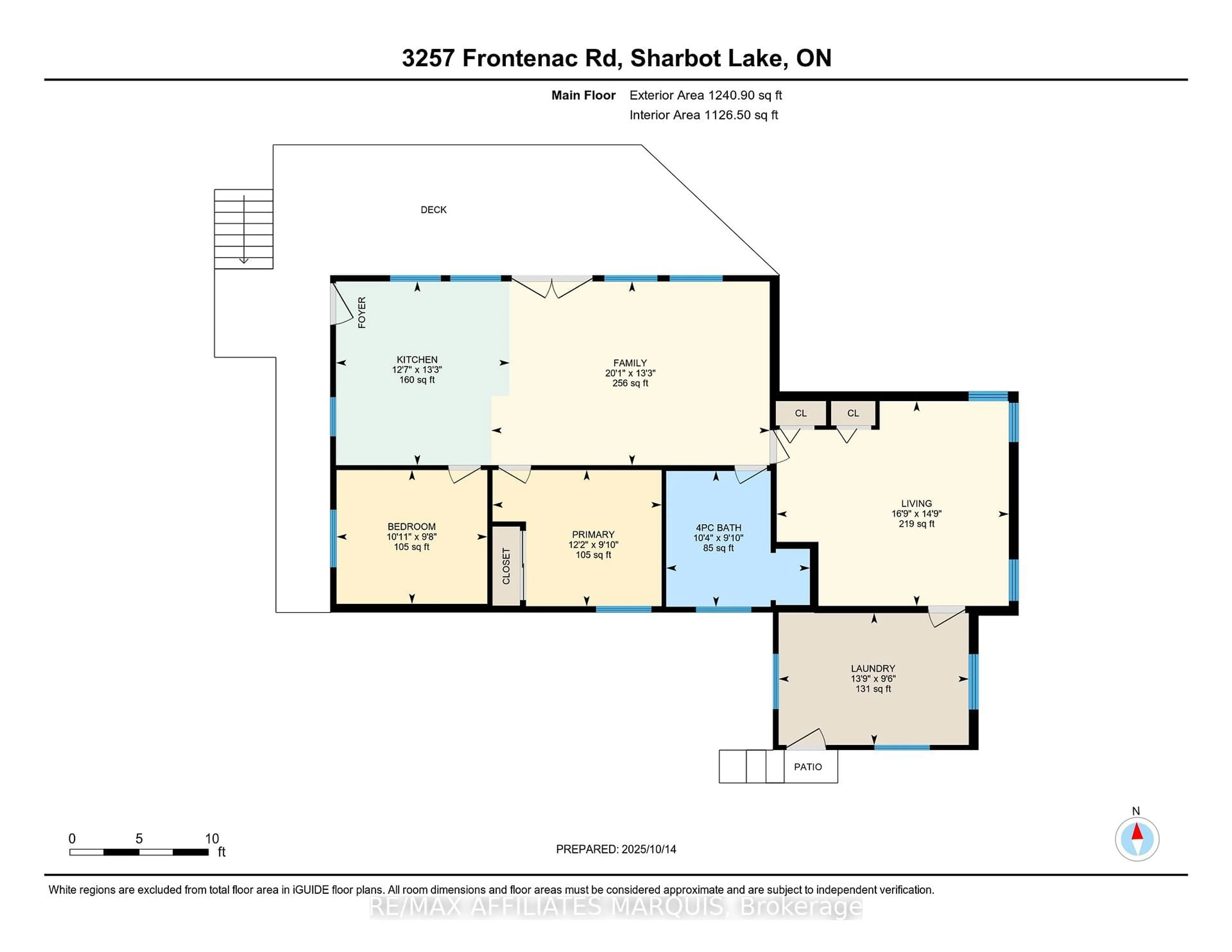 Floor plan for 3257B Frontenac Rd, Sharbot Lake Ontario K0H 2P0