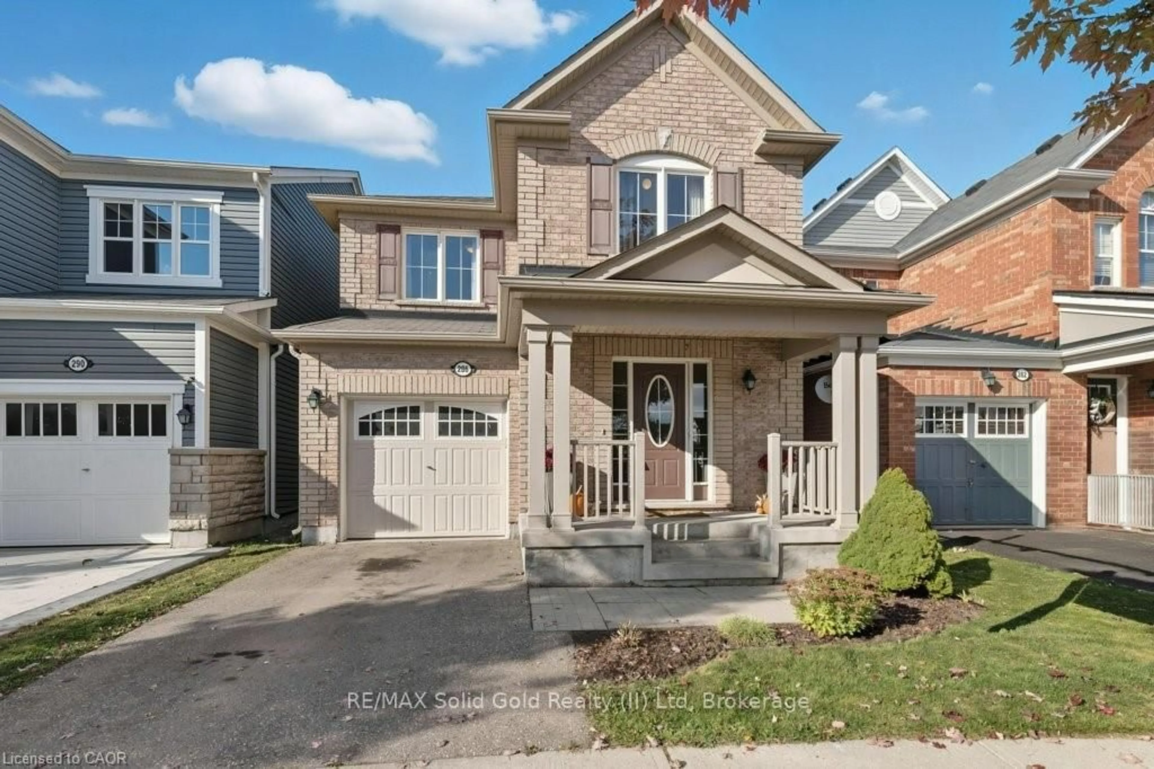Home with brick exterior material, street for 286 Apple Hill Cres, Kitchener Ontario N2R 0E5