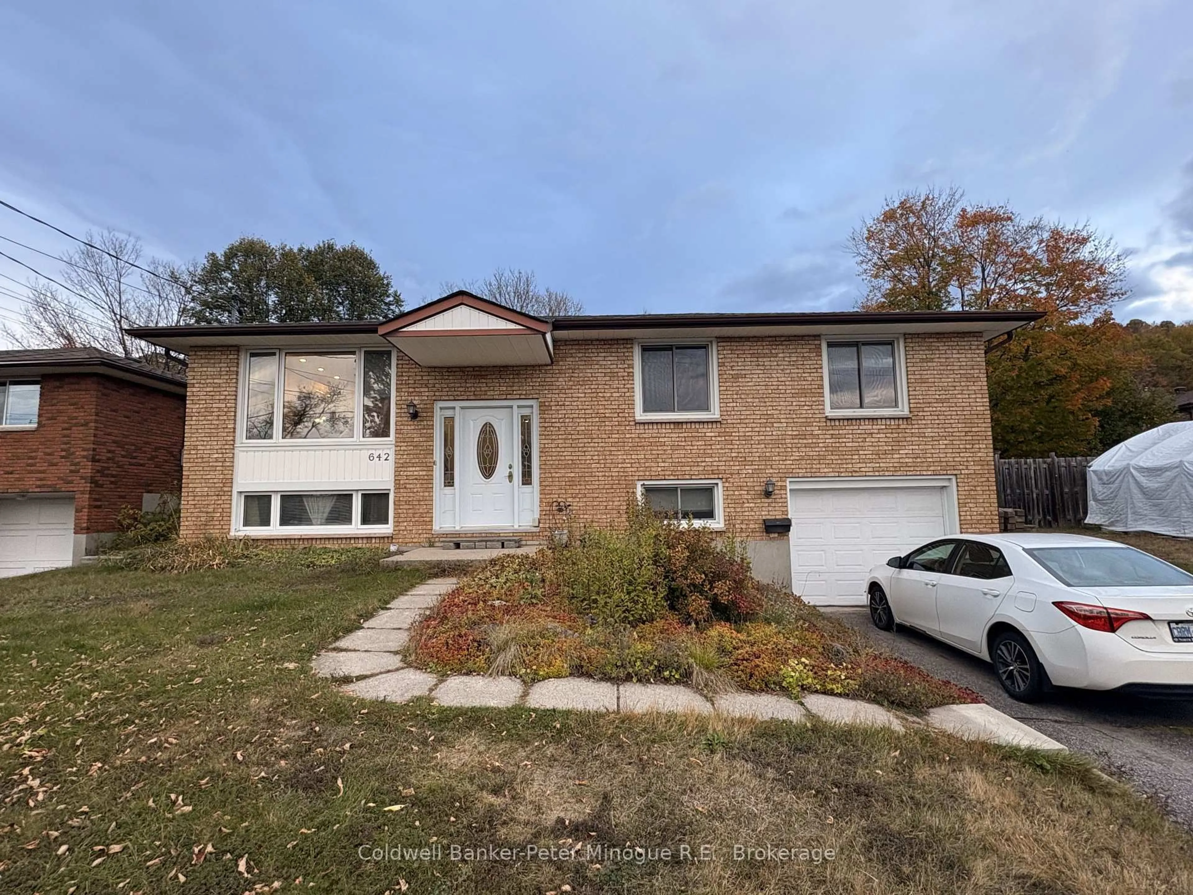 Home with brick exterior material, street for 642 Ski Club Rd, North Bay Ontario P1B 7R4