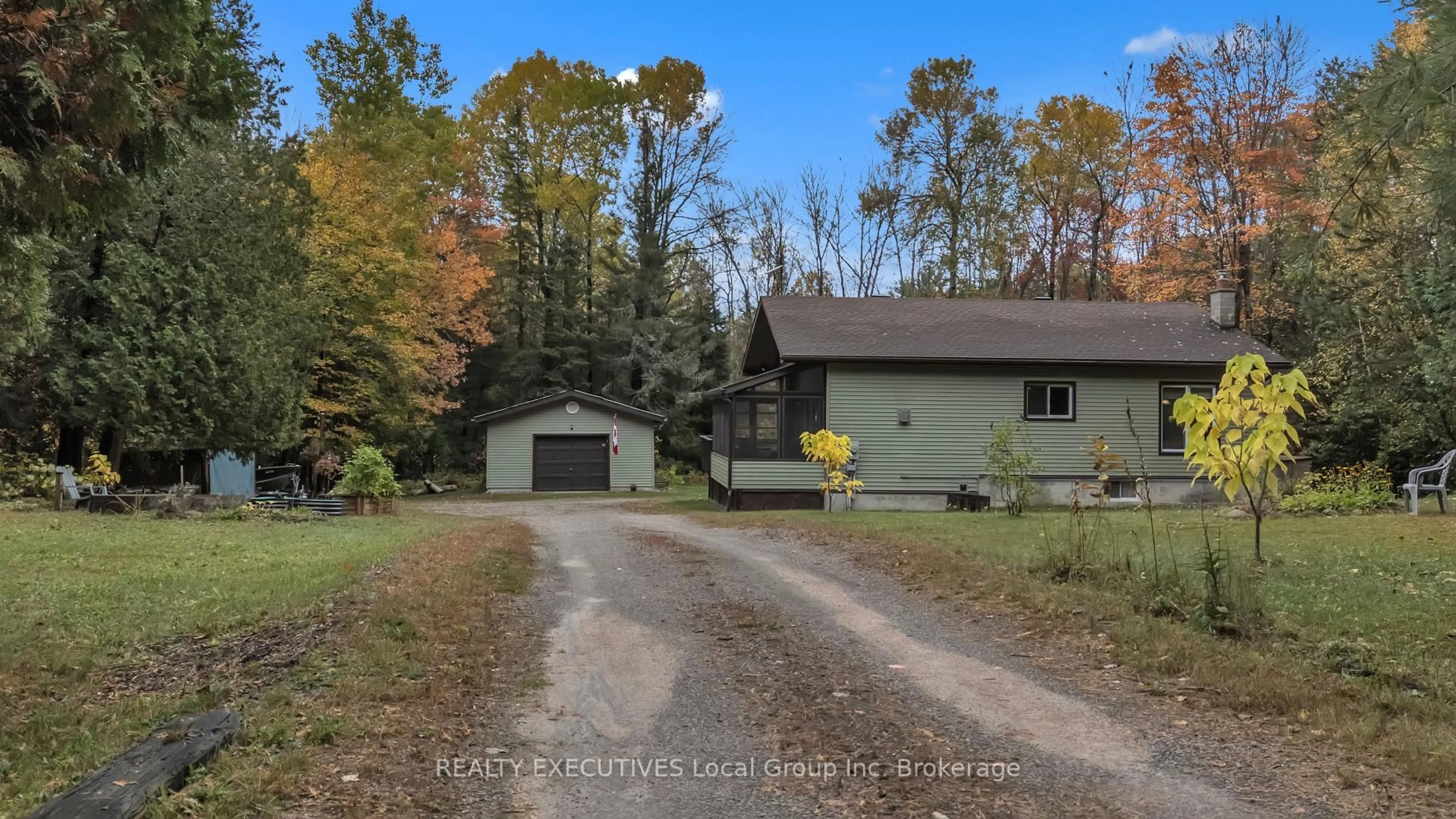 A pic from outside/outdoor area/front of a property/back of a property/a pic from drone, unknown for 108 TALON LAKE Rd, Bonfield Ontario P0H 2E0