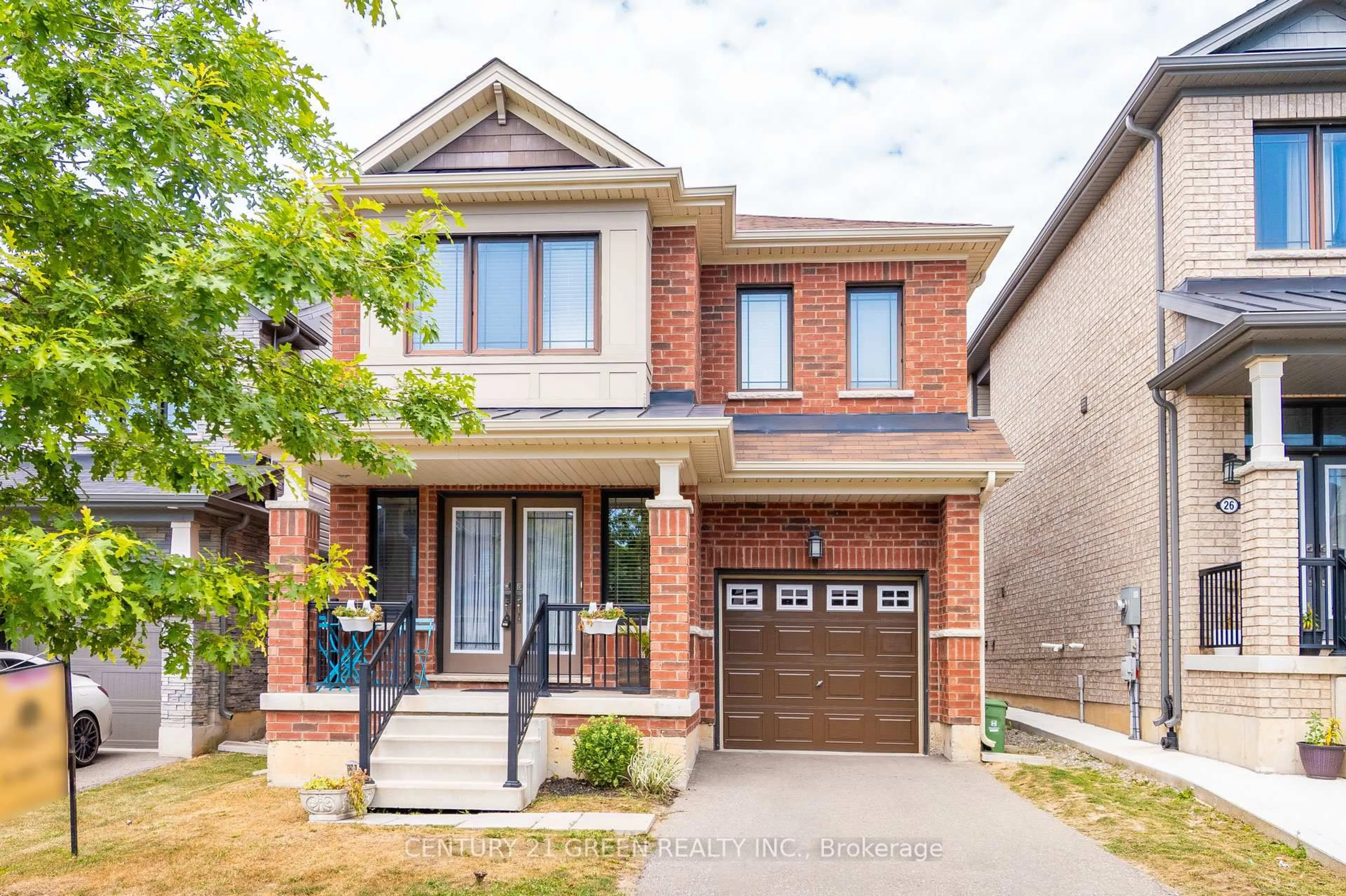 Home with brick exterior material, street for 22 Scarletwood St, Hamilton Ontario L8J 0K8