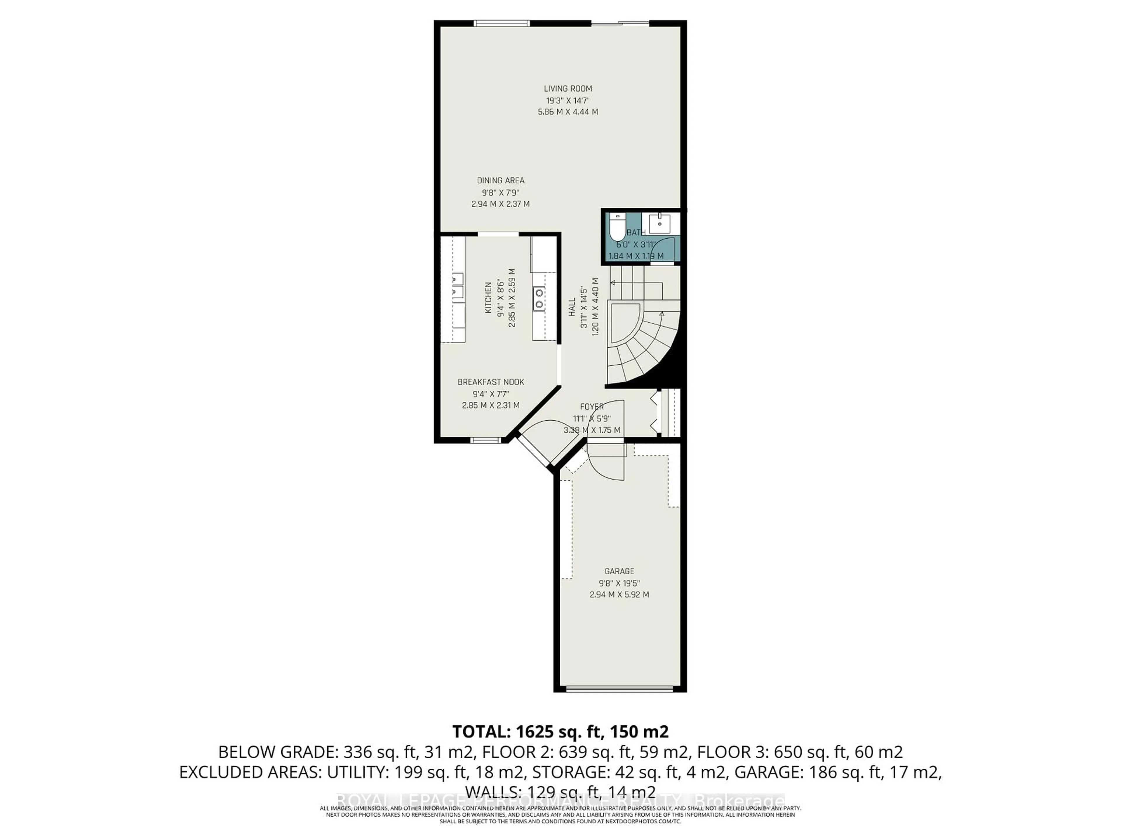 Floor plan for 29 Hummingbird Cres, Ottawa Ontario K2J 3A5