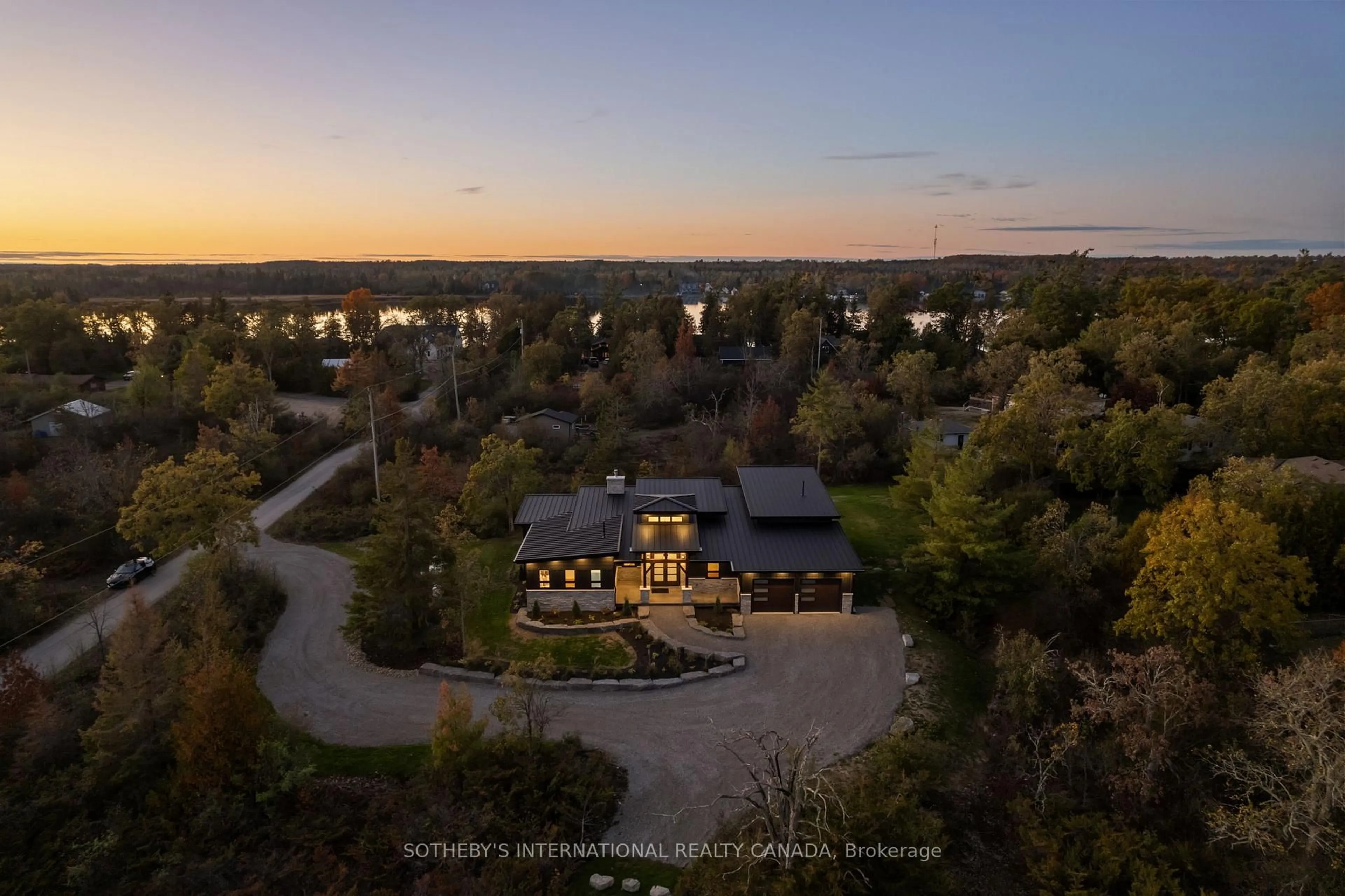 A pic from outside/outdoor area/front of a property/back of a property/a pic from drone, water/lake/river/ocean view for 5 Juniper Park St, Kawartha Lakes Ontario K0M 1A0