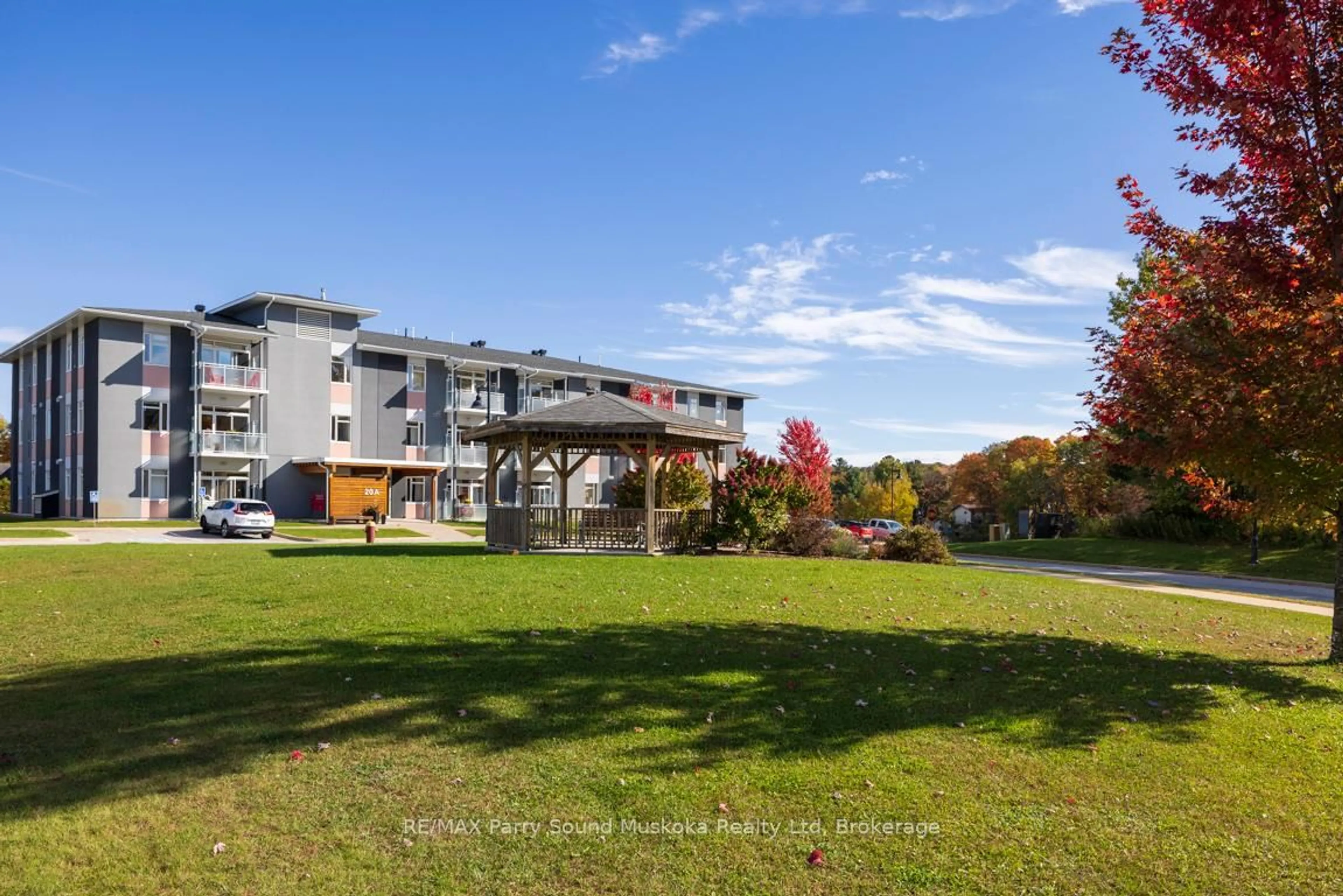 Patio, water/lake/river/ocean view for 20D Silver Birch Crt #303, Parry Sound Ontario P2A 0A7