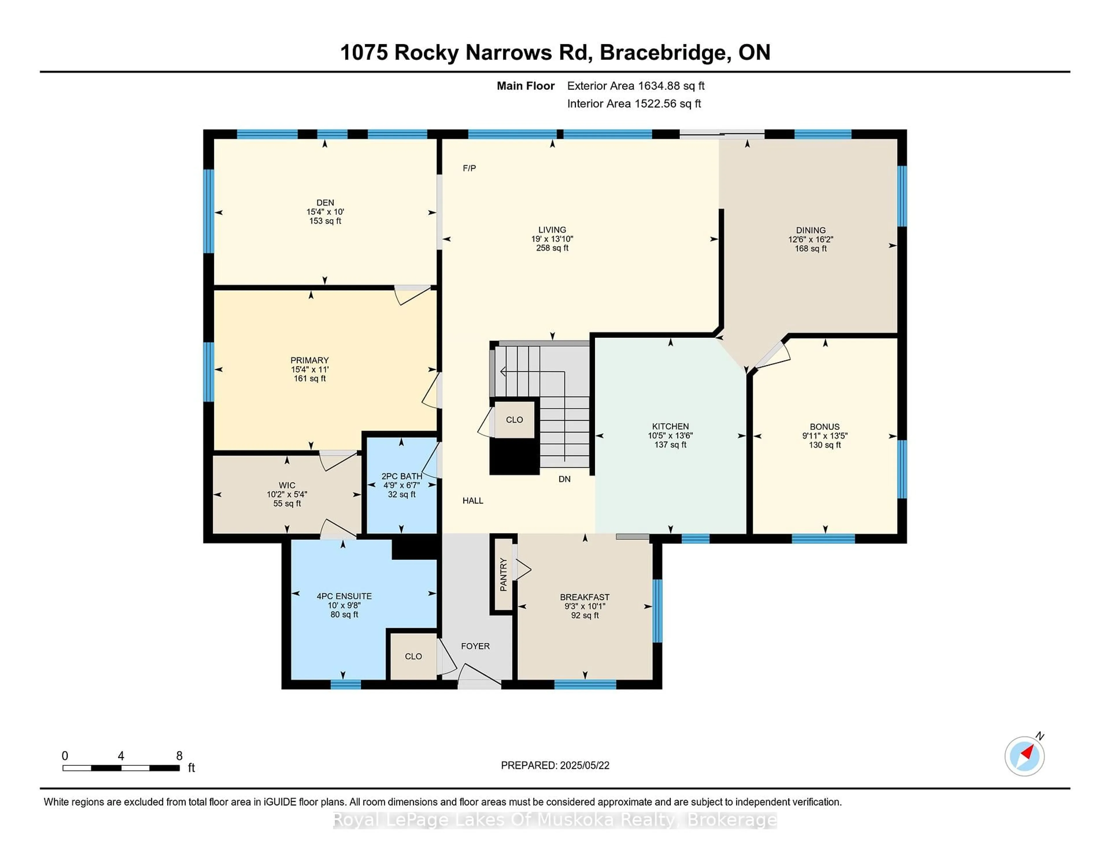 Floor plan for 1075 Rocky Narrow Rd, Bracebridge Ontario P1L 1X1