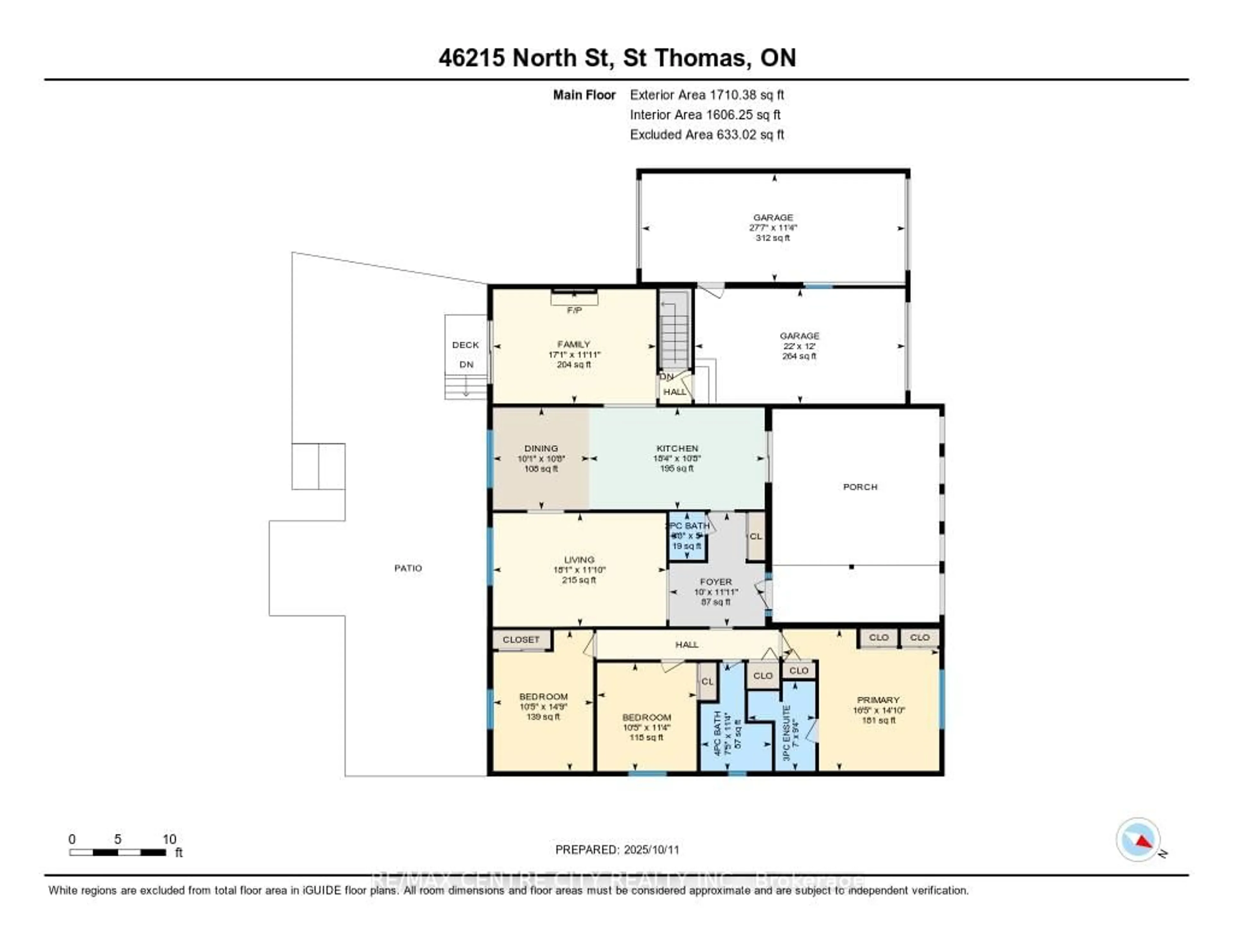 Floor plan for 46215 North St, Central Elgin Ontario N0L 2H0