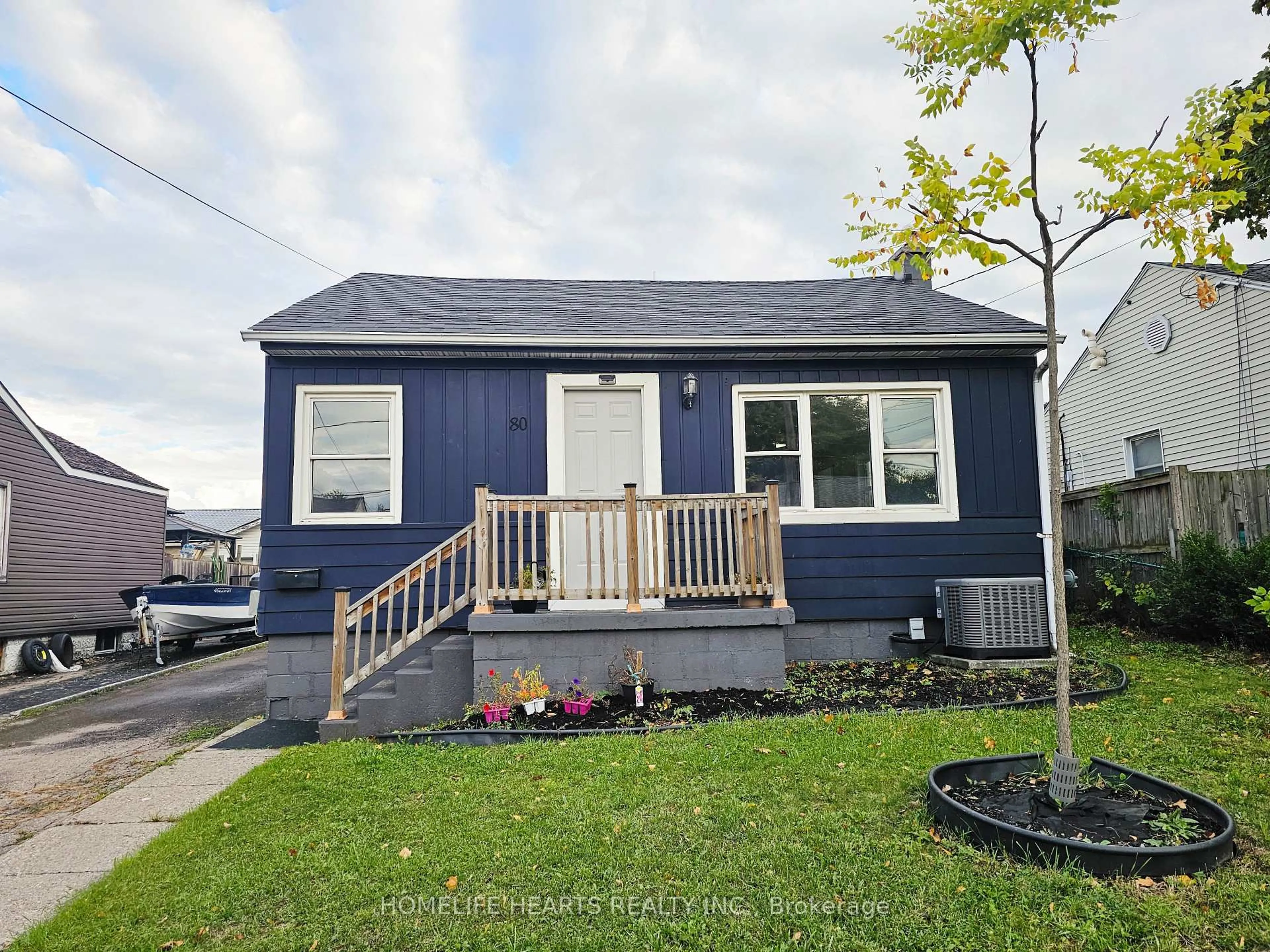 Home with vinyl exterior material, street for 80 Glennie Ave, Hamilton Ontario L8H 5V9