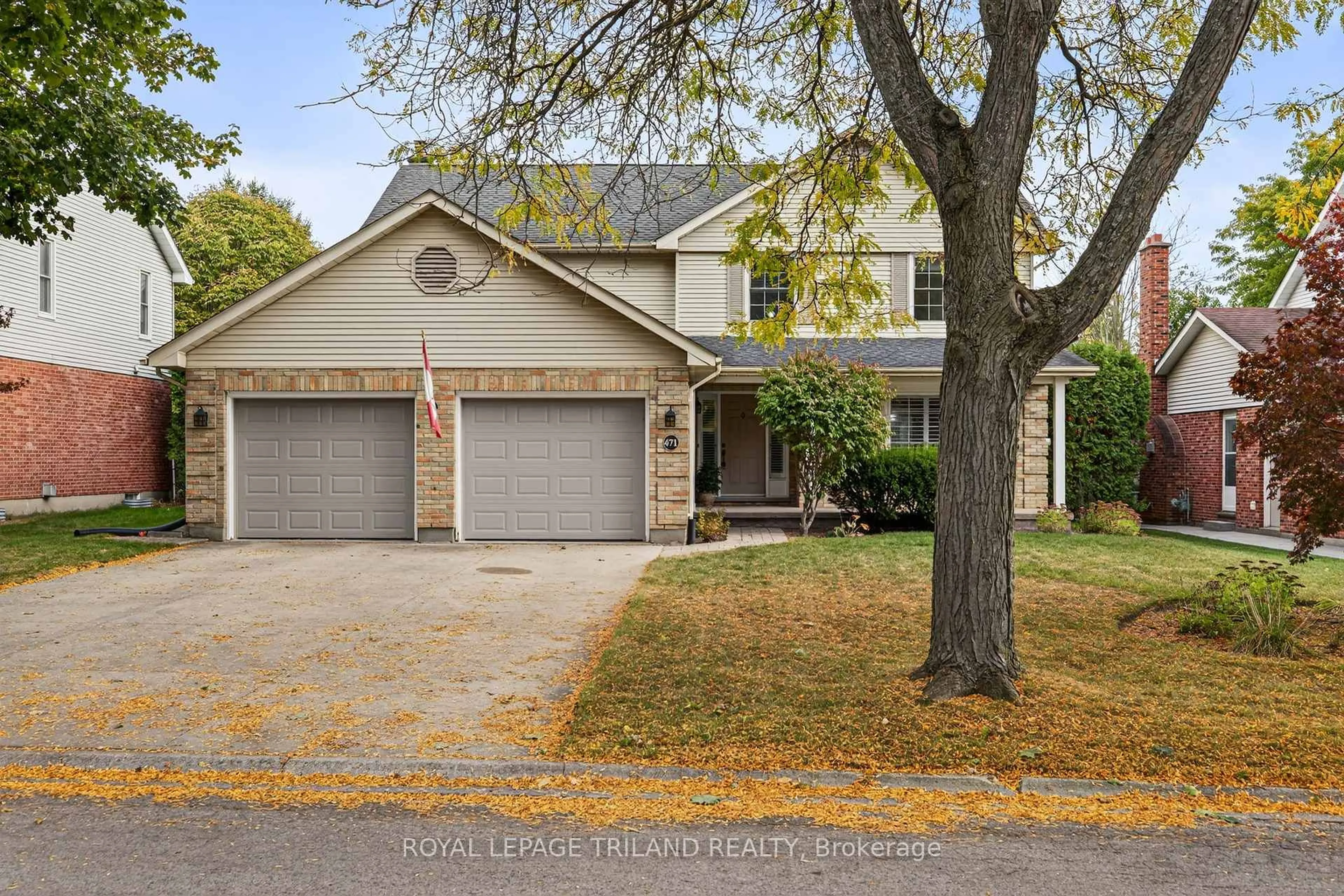 Home with brick exterior material, street for 471 Billybrook Cres, London North Ontario N5X 2Y7