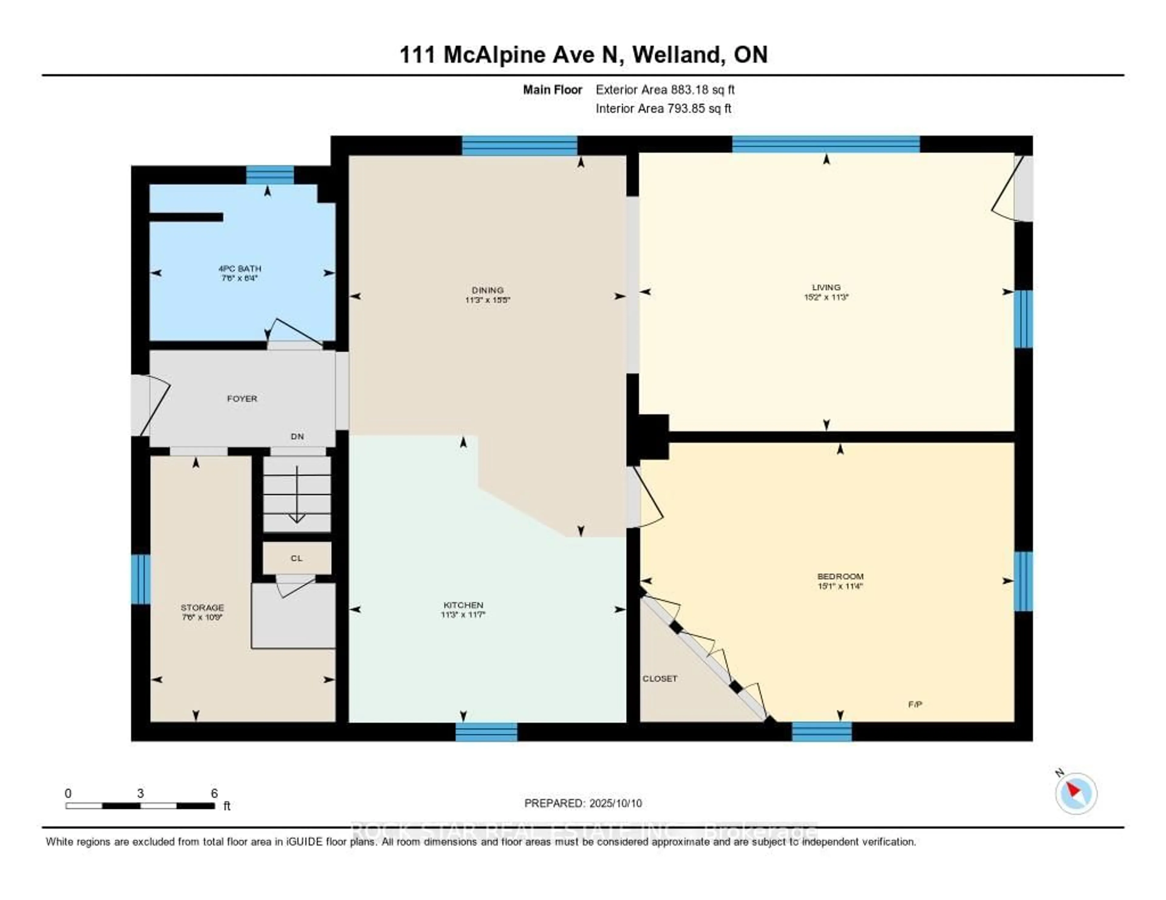 Floor plan for 111 McAlpine Ave, Welland Ontario L3B 1T7