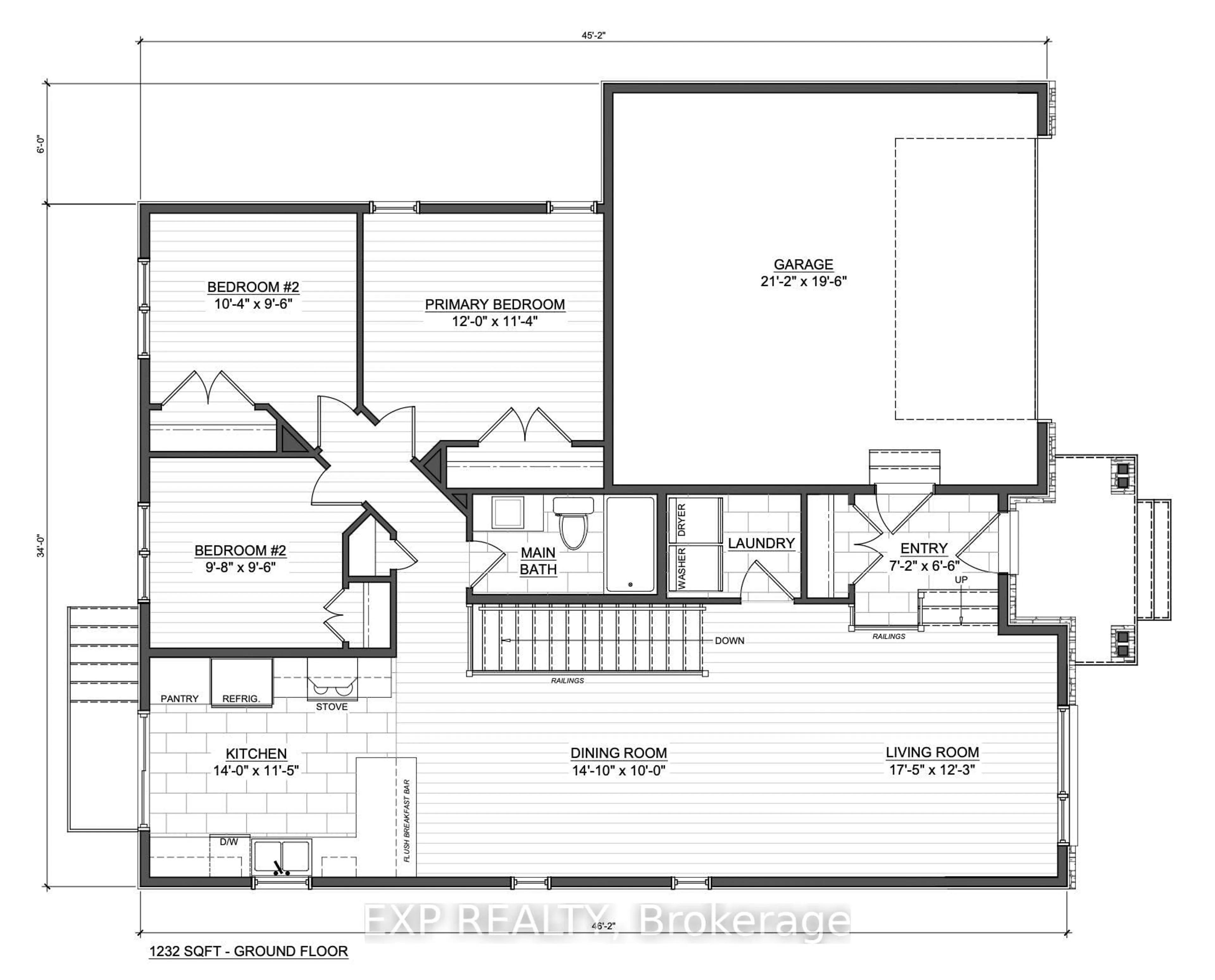 Floor plan for 720 West St, Hawkesbury Ontario K6A 3X1