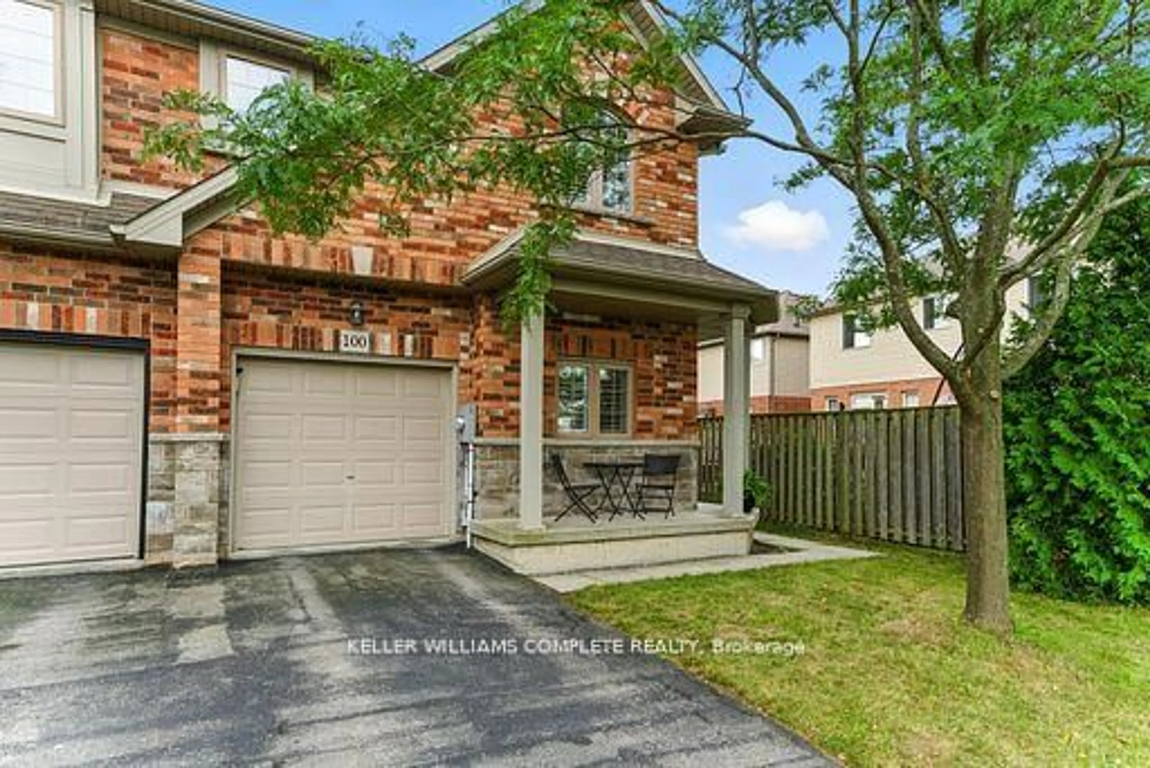 Home with brick exterior material, street for 100 Fall Fair Way, Hamilton Ontario L0R 1C0