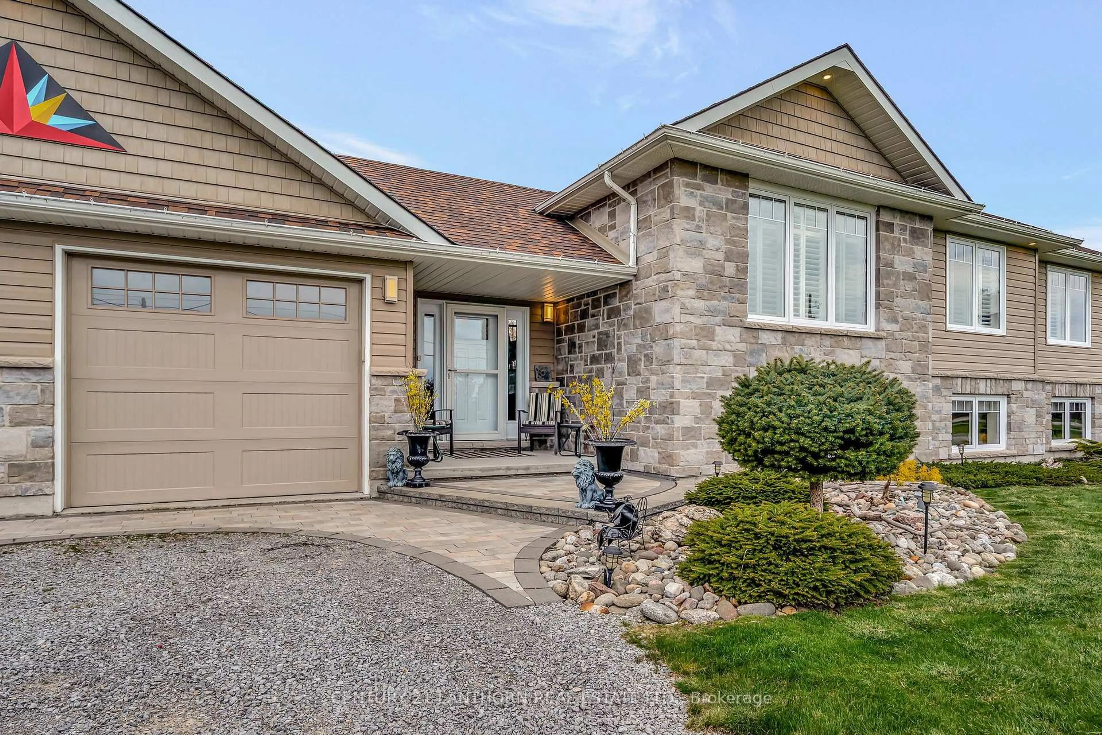 Home with brick exterior material, street for 32 Stinson Block Rd, Prince Edward County Ontario K0K 1T0