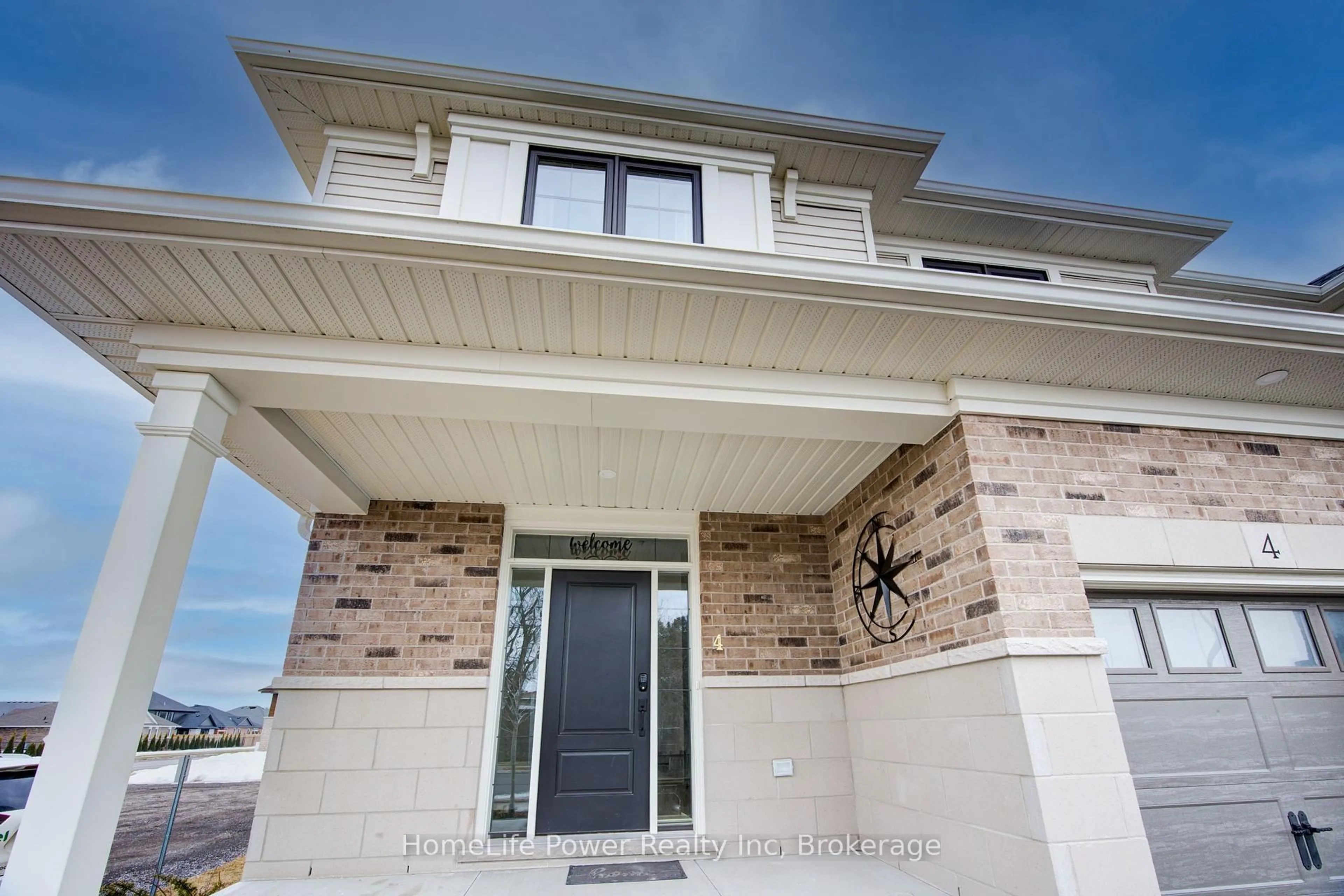 Home with brick exterior material, street for 4 Braun Ave, Tillsonburg Ontario N4G 0K5