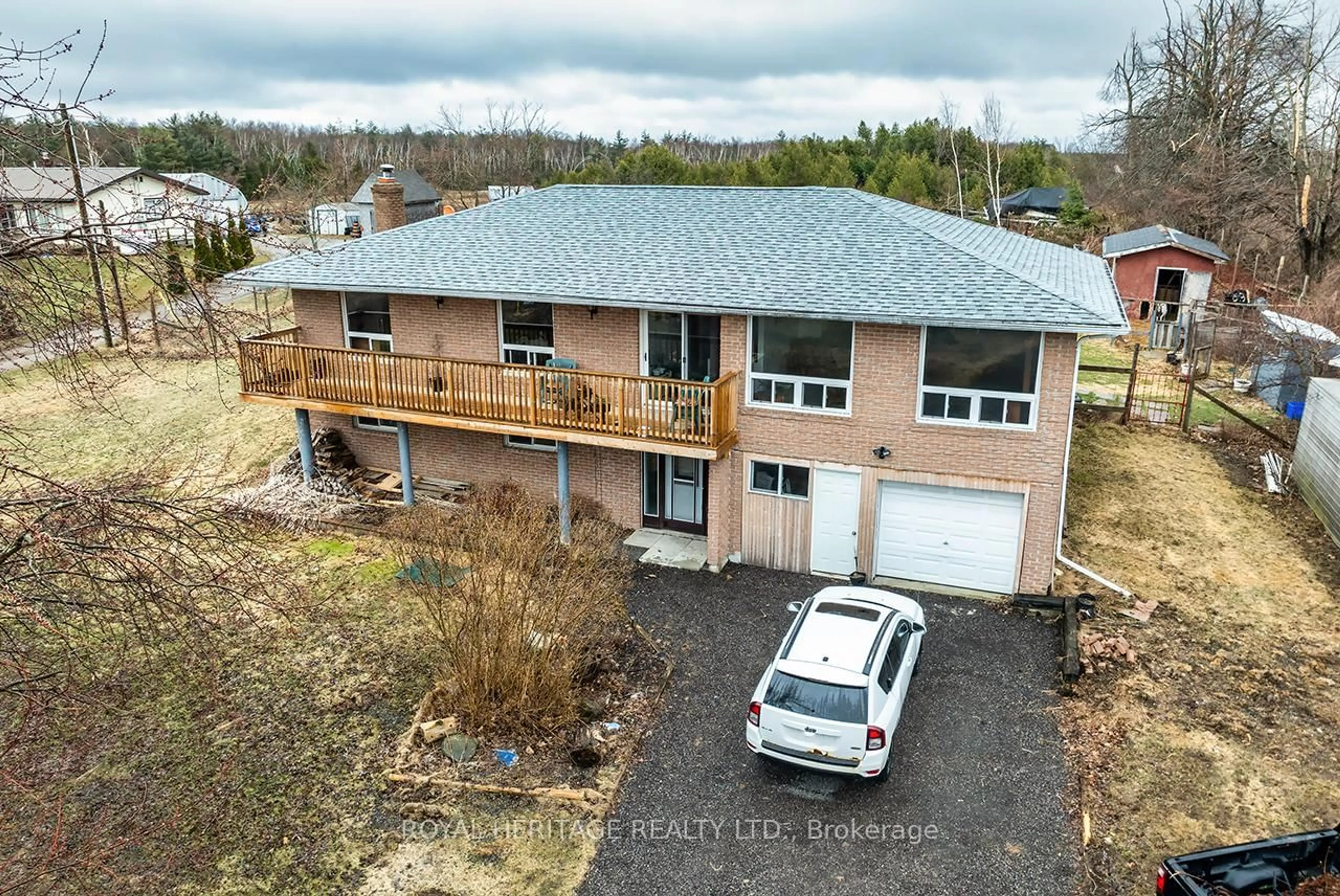 A pic from outside/outdoor area/front of a property/back of a property/a pic from drone, unknown for 940 Portage Rd, Kawartha Lakes Ontario K0M 2B0
