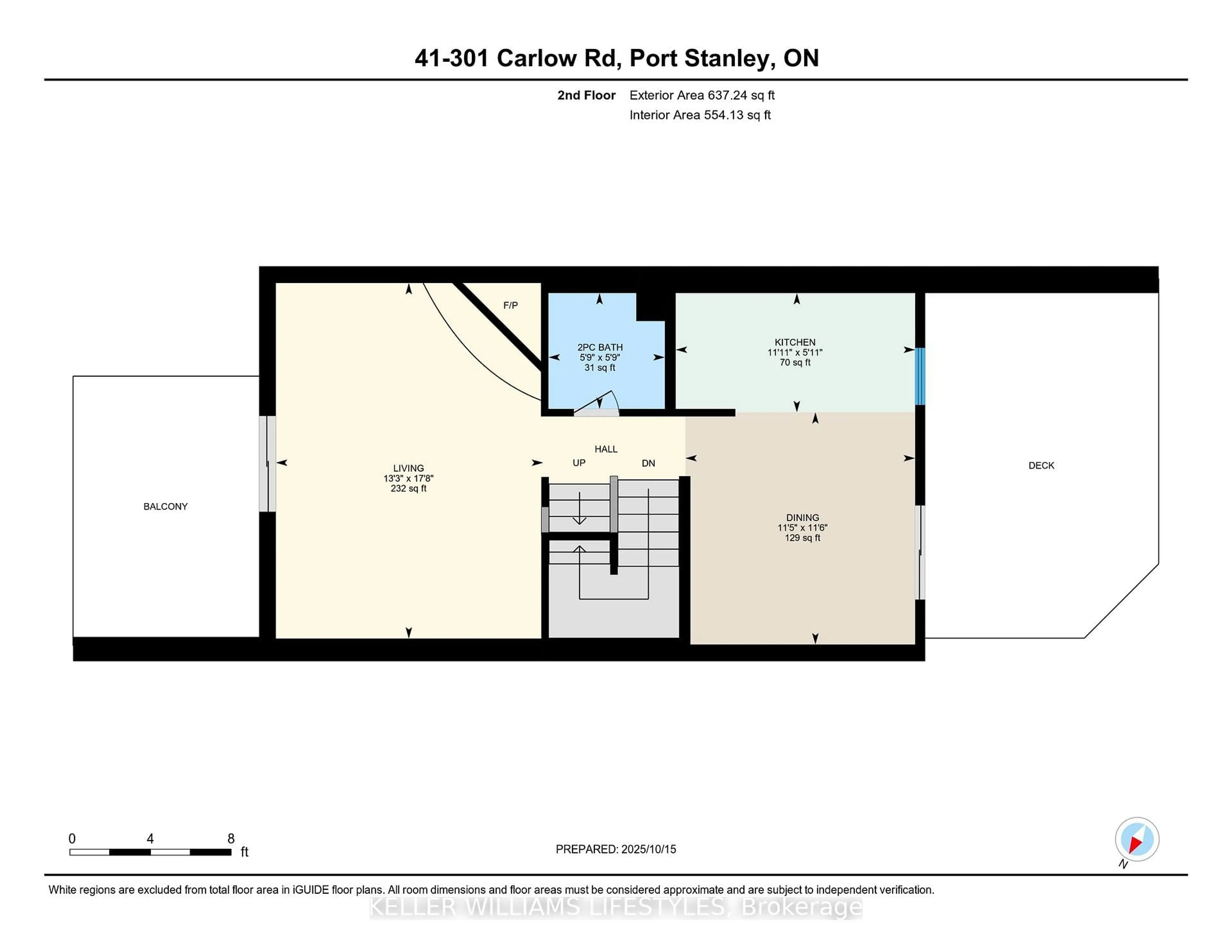 Floor plan for 301 Carlow Rd #41, Central Elgin Ontario N5L 1B8