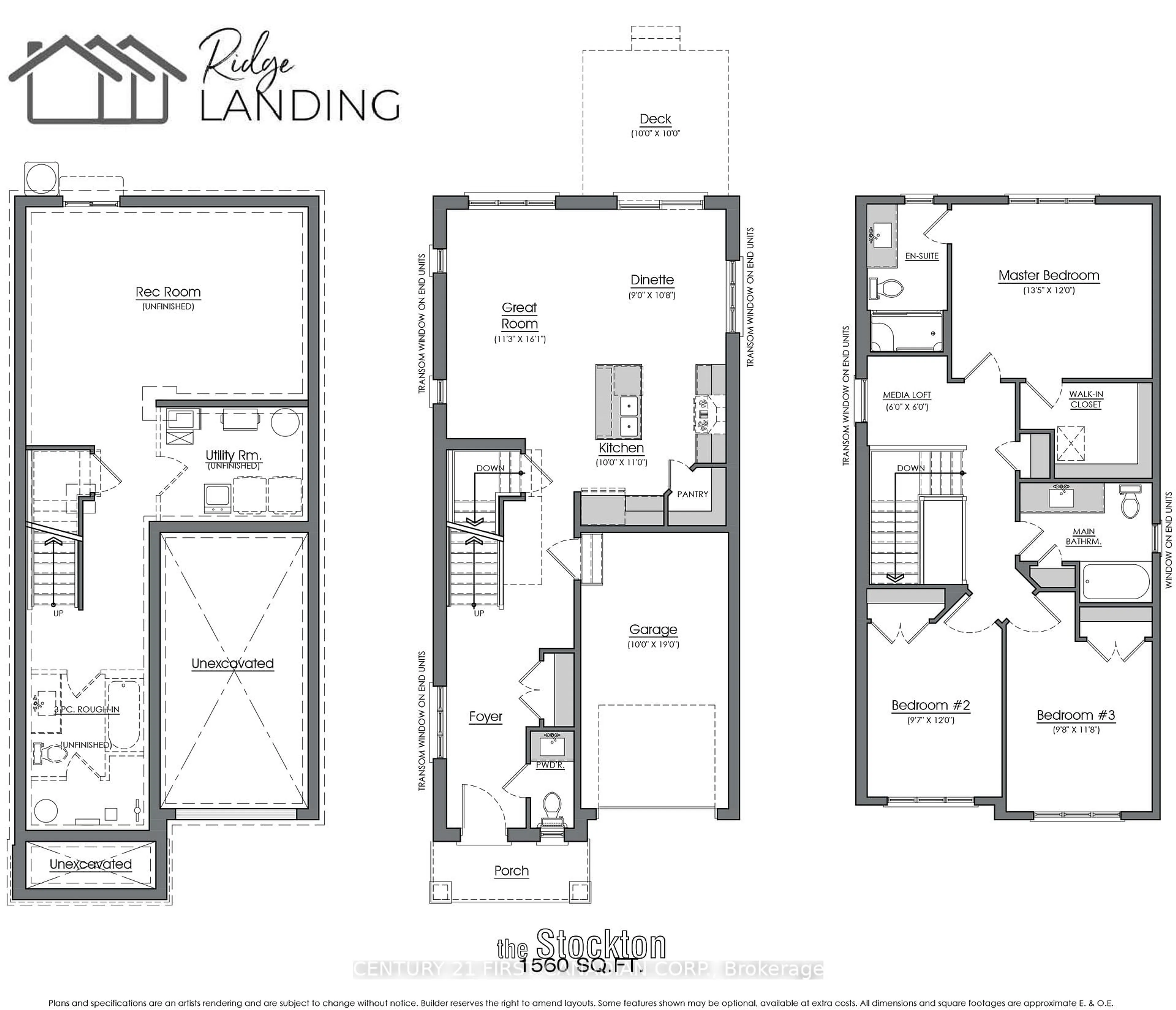 Floor plan for 17 Nicholson St #26, Lucan Biddulph Ontario N0M 2J0