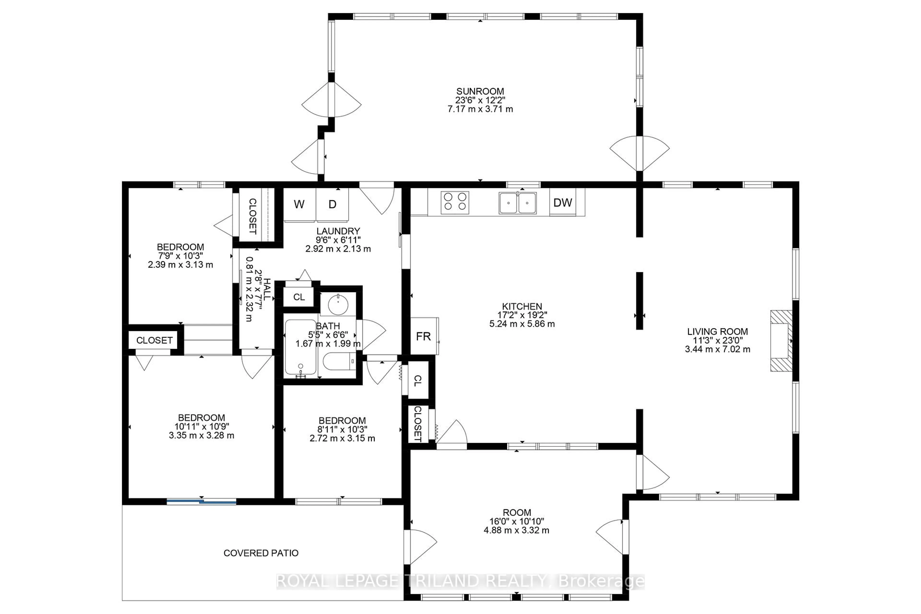 Floor plan for 7707 Patrick St, Lambton Shores Ontario N0M 2L0