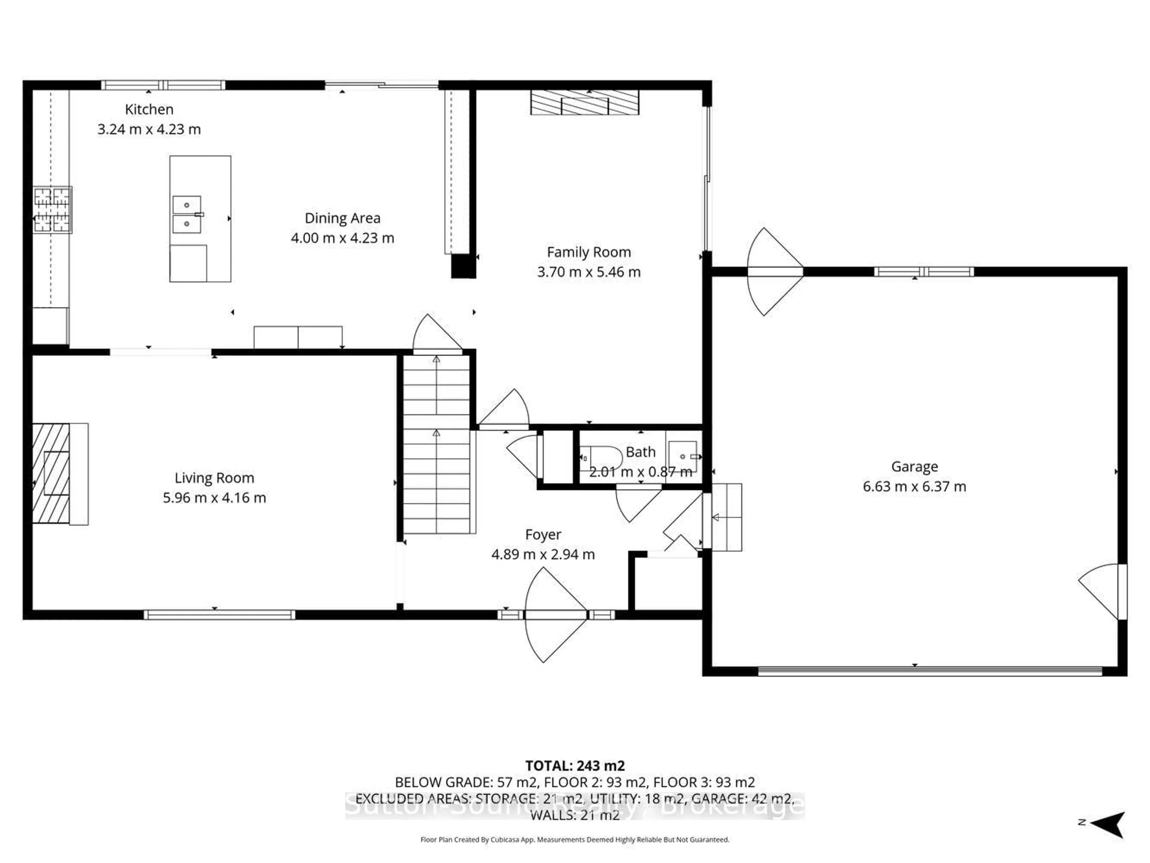 Floor plan for 319 Gould St, South Bruce Peninsula Ontario N0H 2T0