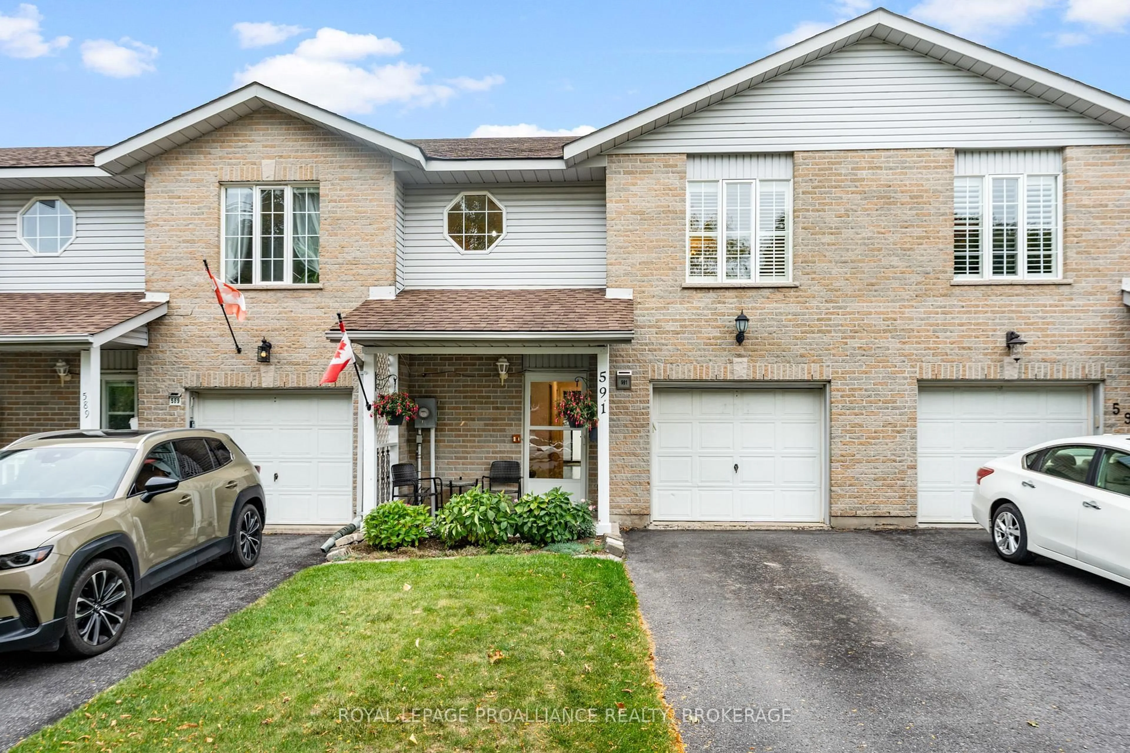 Home with brick exterior material, street for 591 Tanner Dr, Kingston Ontario K7M 8Y2