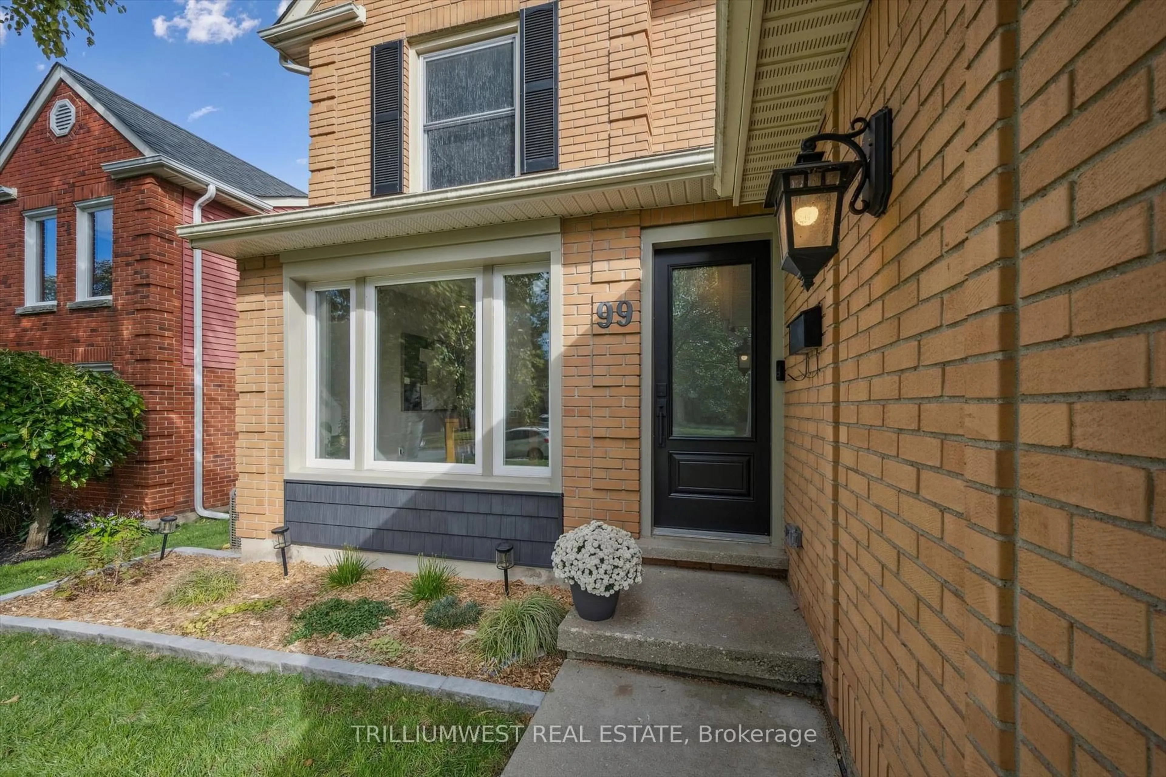 Home with brick exterior material, street for 99 Deerwood Cres, Kitchener Ontario N2N 1R4