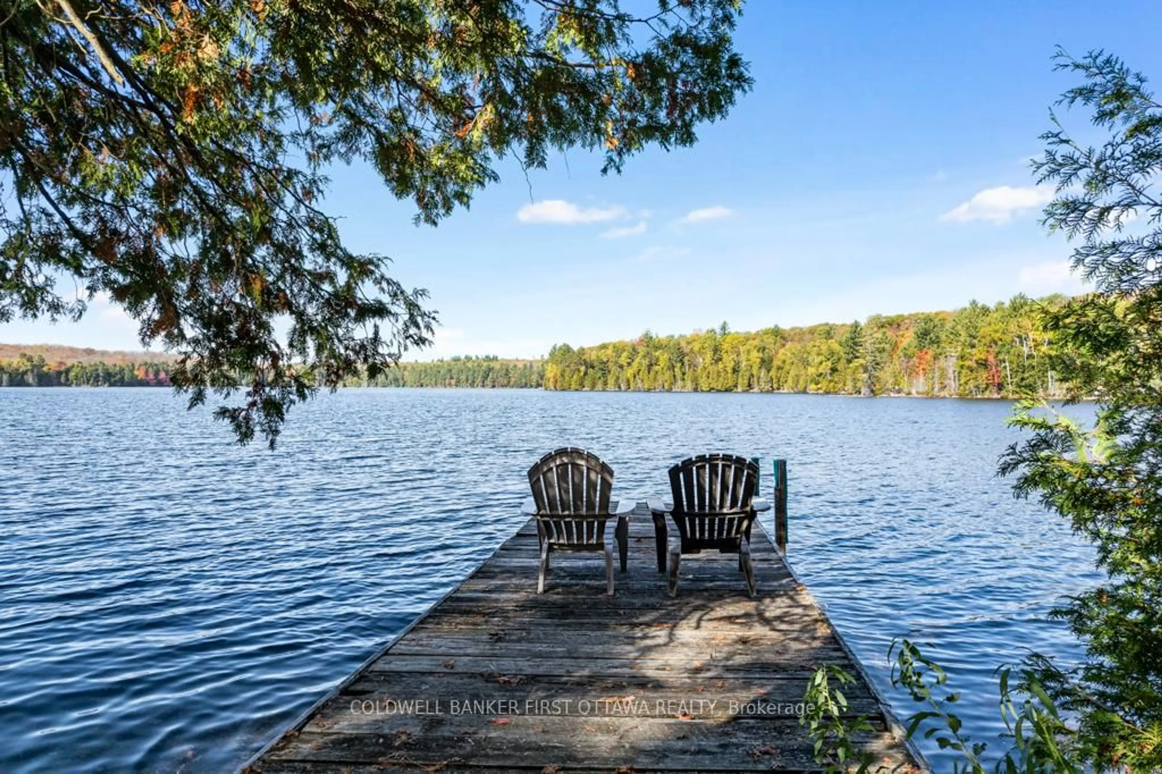 Patio, water/lake/river/ocean view for 2234A Grindstone Lake Rd, Plevna Ontario K0H 2M0