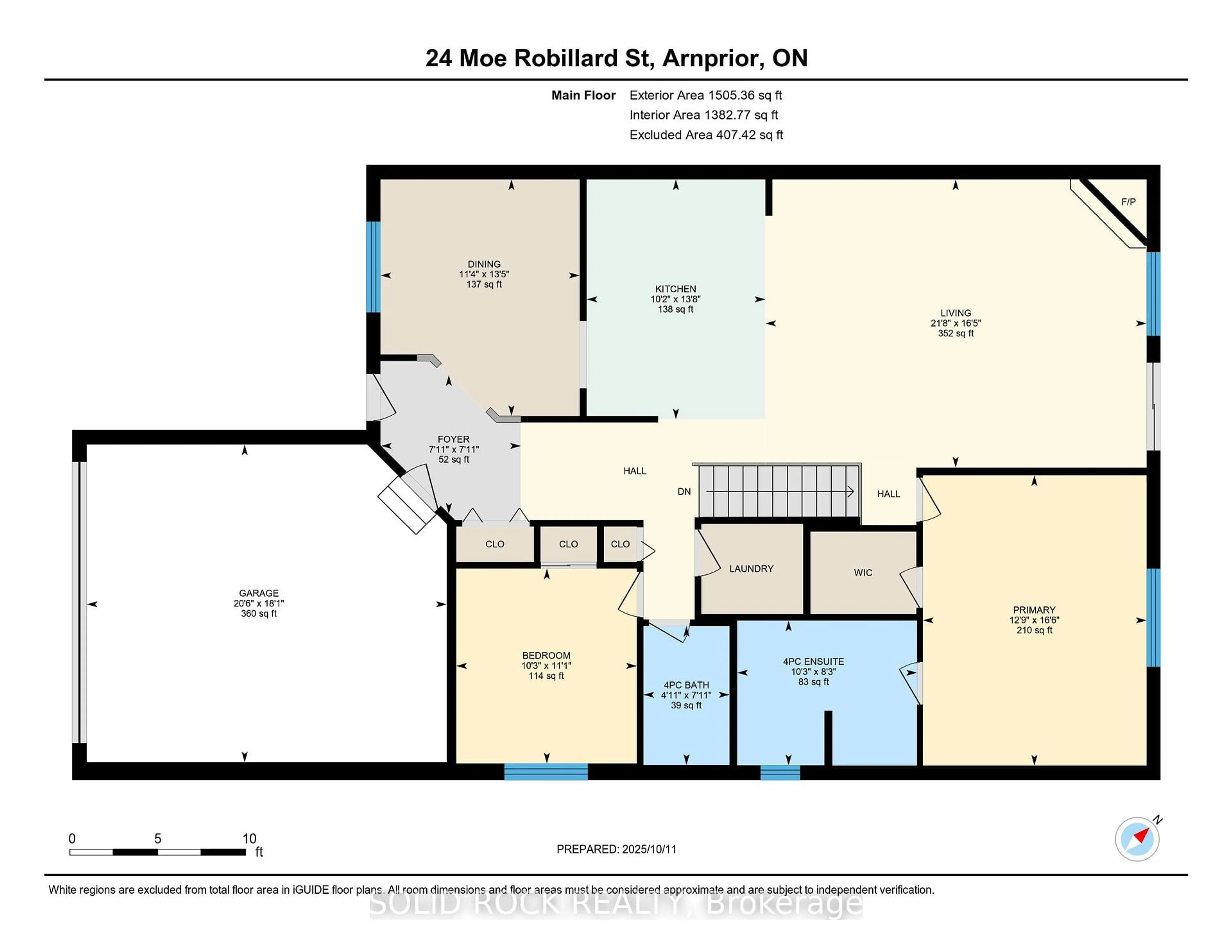 Floor plan for 24 Moe Robillard St, Arnprior Ontario K7S 0C2