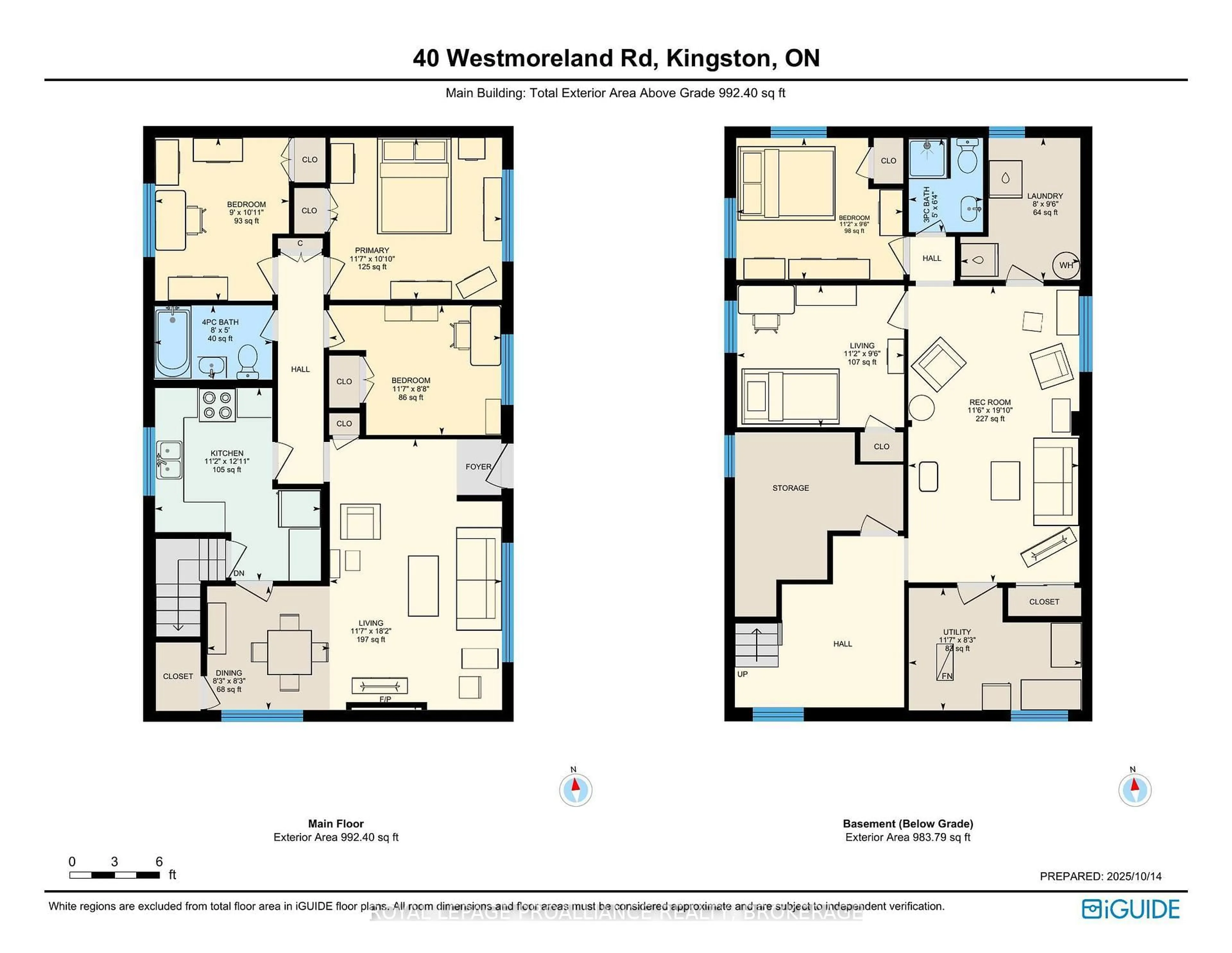 Floor plan for 40 Westmoreland Rd, Kingston Ontario K7M 1J5