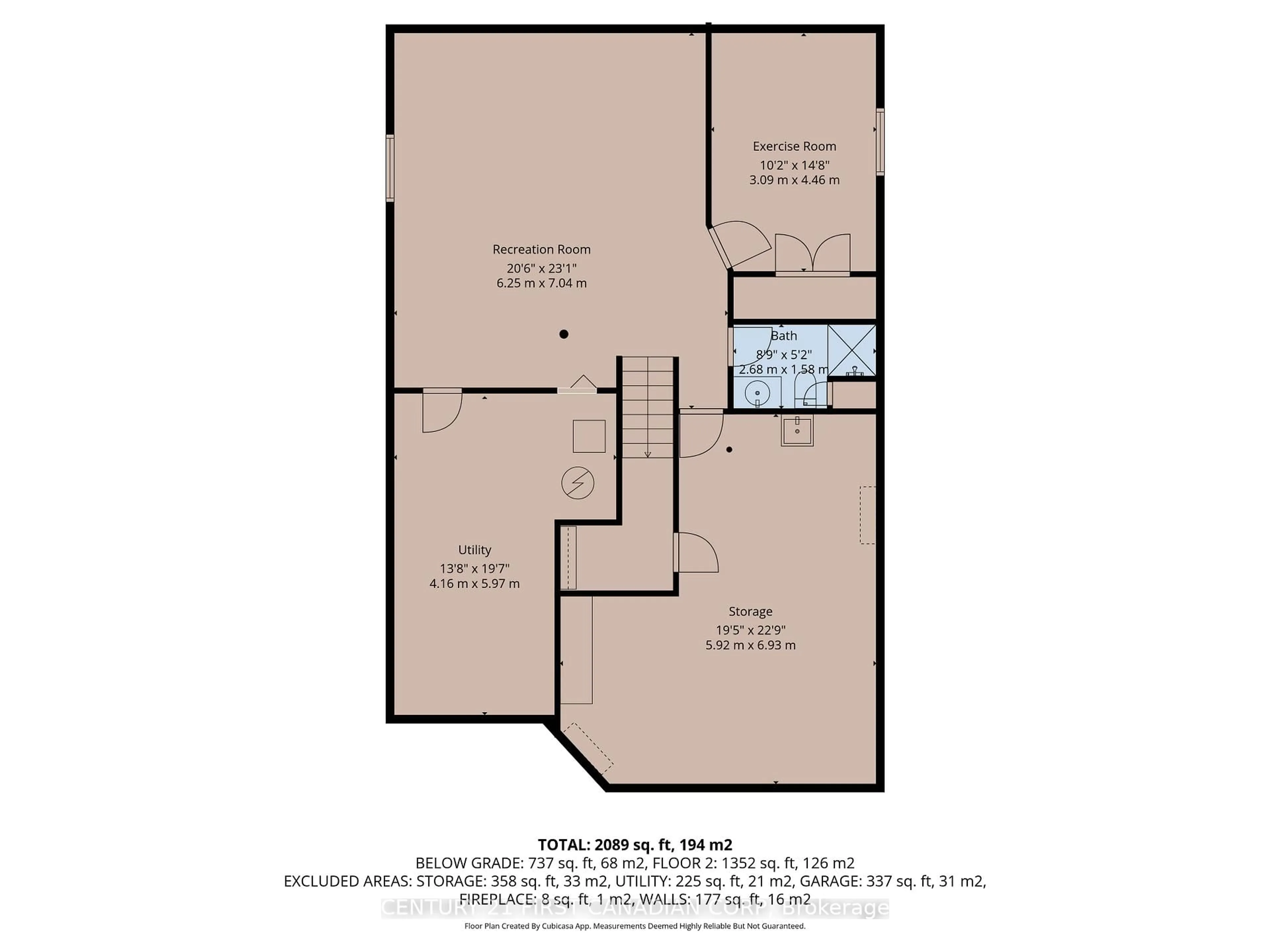 Floor plan for 317 Killarney Rd, London North Ontario N5X 0C1